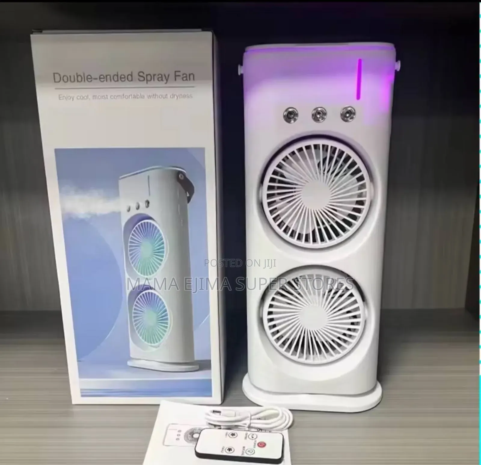 New Best Double-Ended Spray Fan Portable Standin