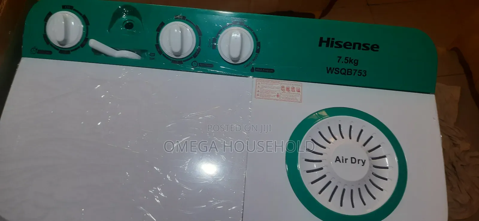 7.5kg Hisence Washing and Spinning Machine
