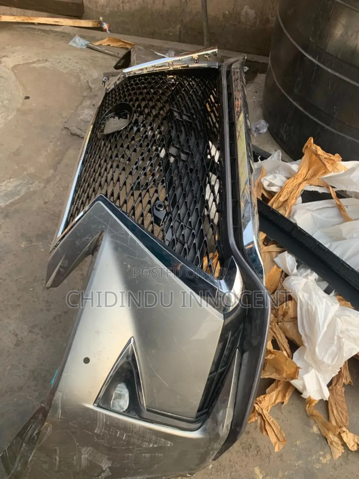Complete Front Bumper Lexus Rx350 2018 019 Model