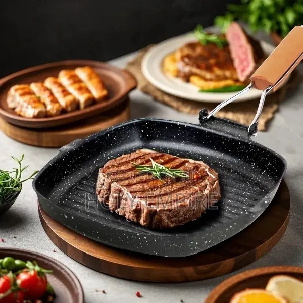 Portable Foldable Frying Pan Picnic Grill Pan Anti-Scald