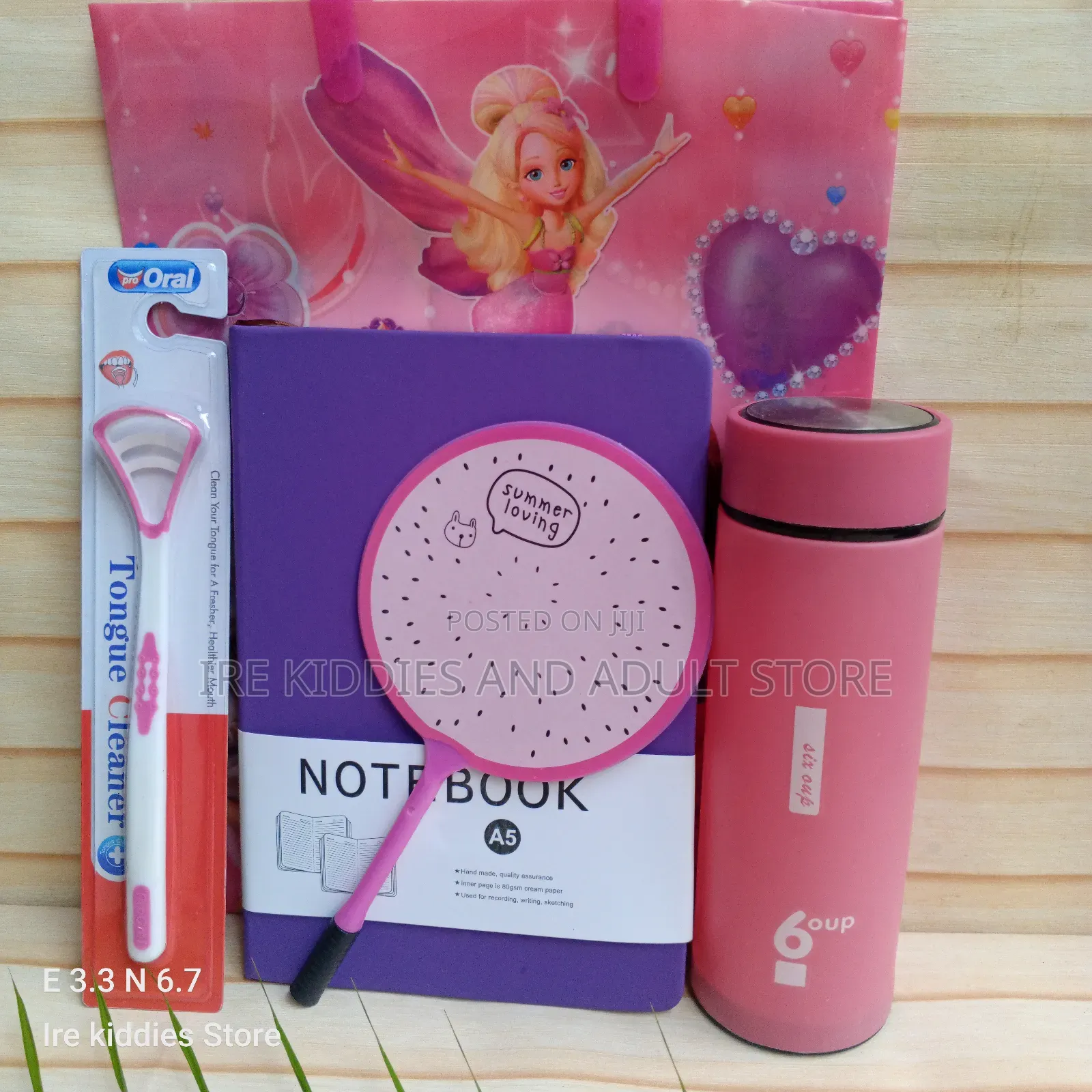6cup Bottle and Notebook Party Pack