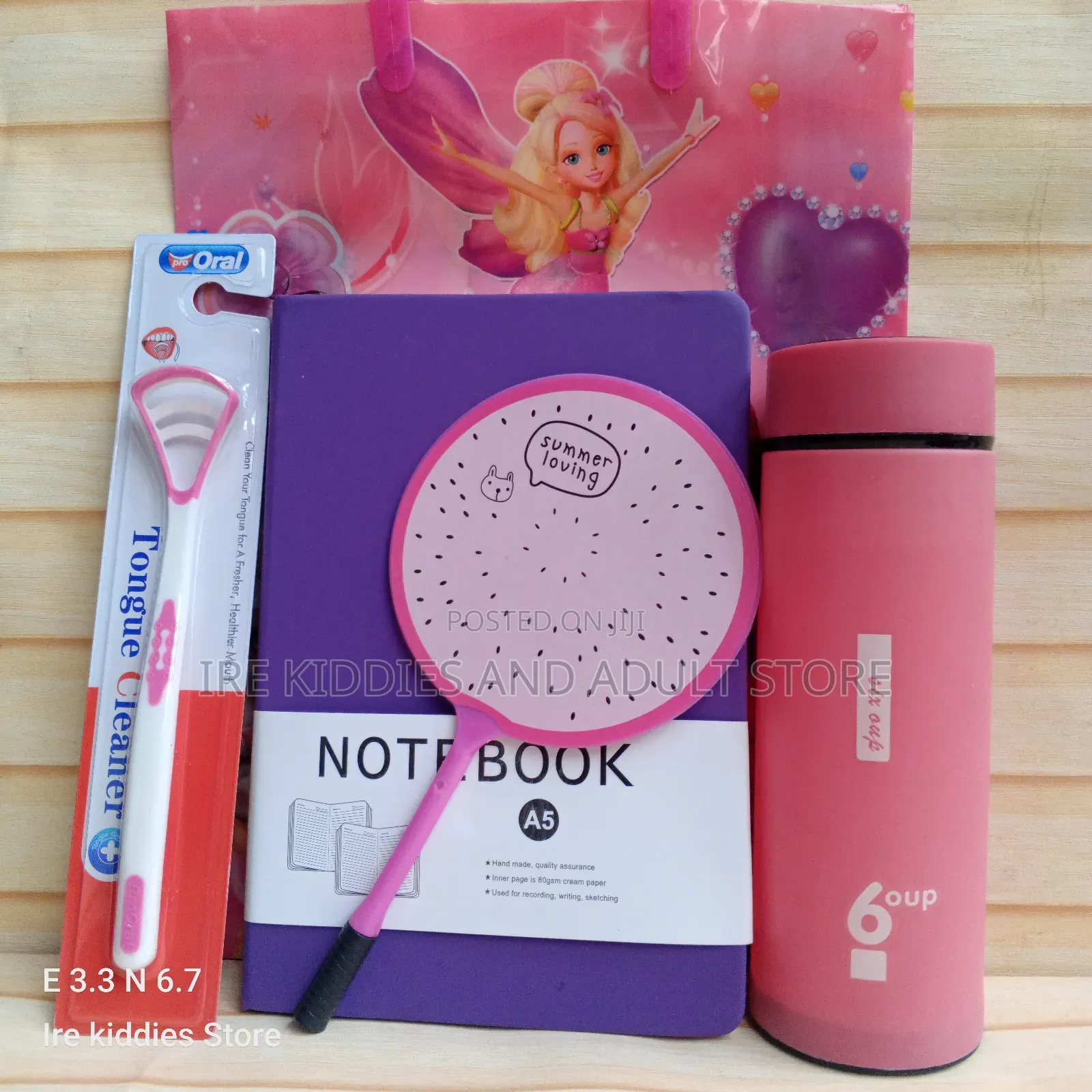6cup Bottle and Notebook Party Pack