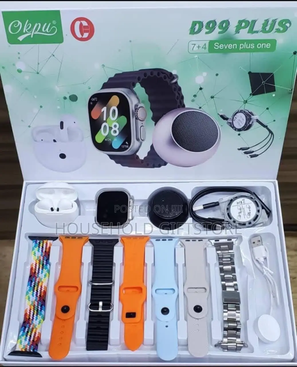 D99 Plus 7 Strap Smart Watch