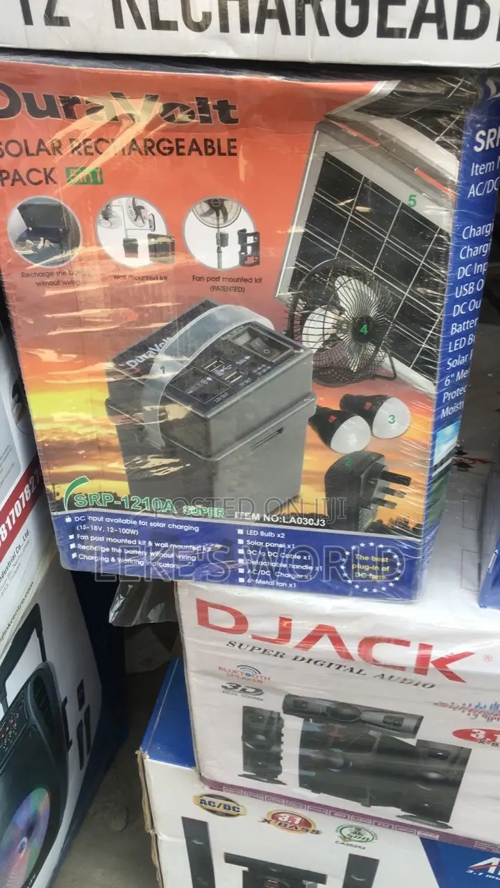 Duravolt 5-in-1 Solar Kit With 8ah Lithium Battery