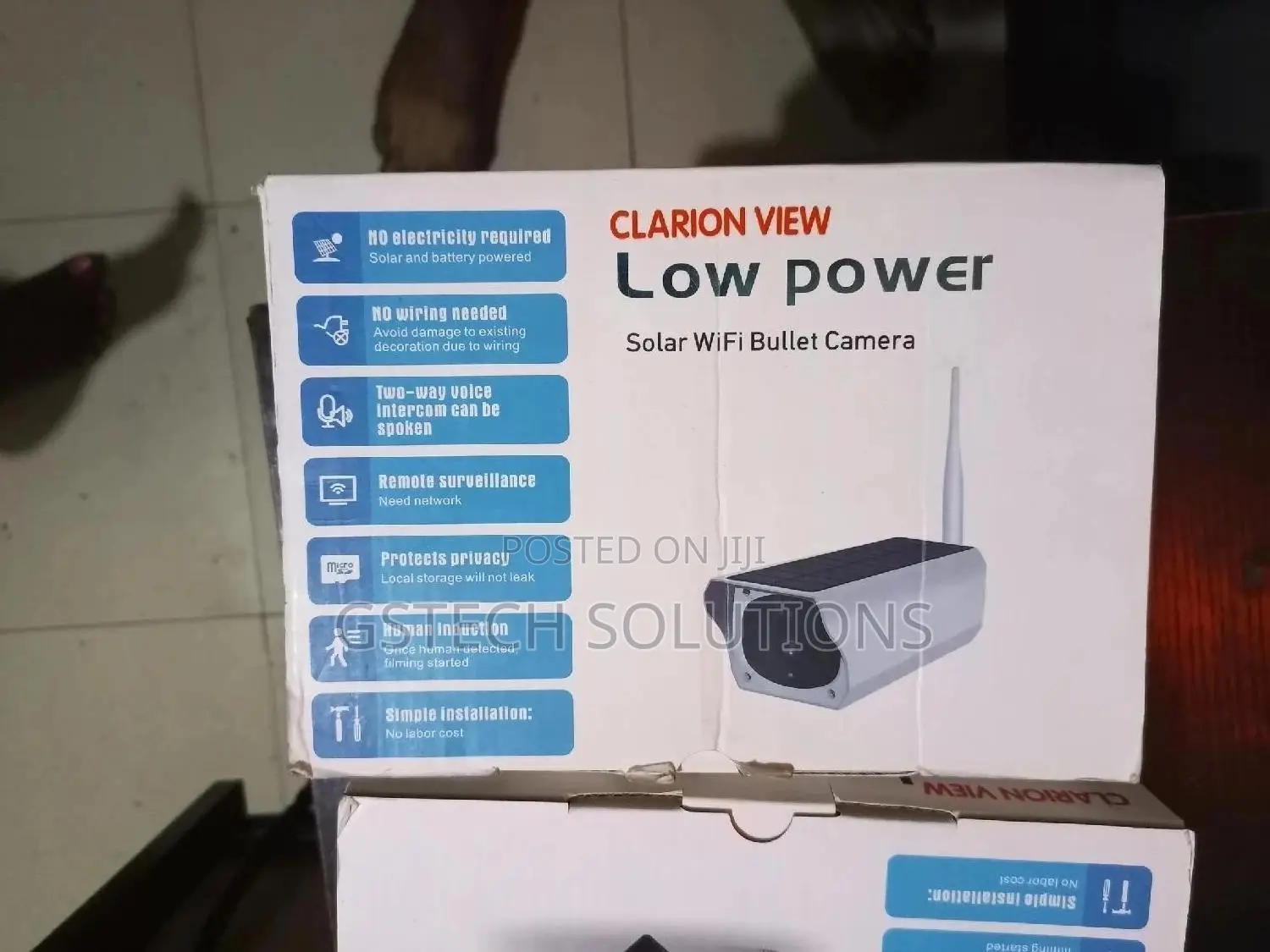 Solar Wifi Hd 1080p Outdoor Ip Camera Bullet