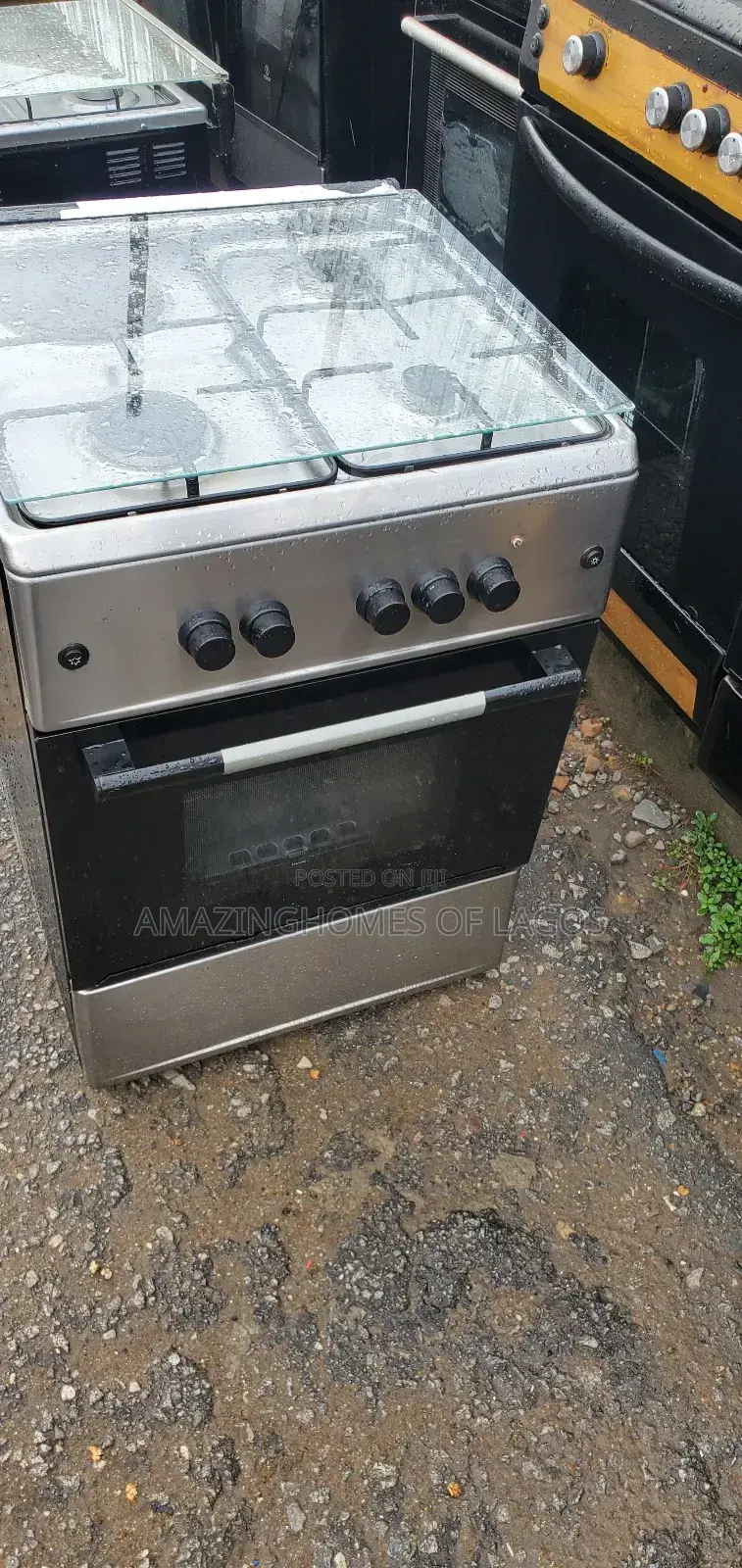 60by60cm Standard Uk Used 3gas1electric Burner With Gas Oven