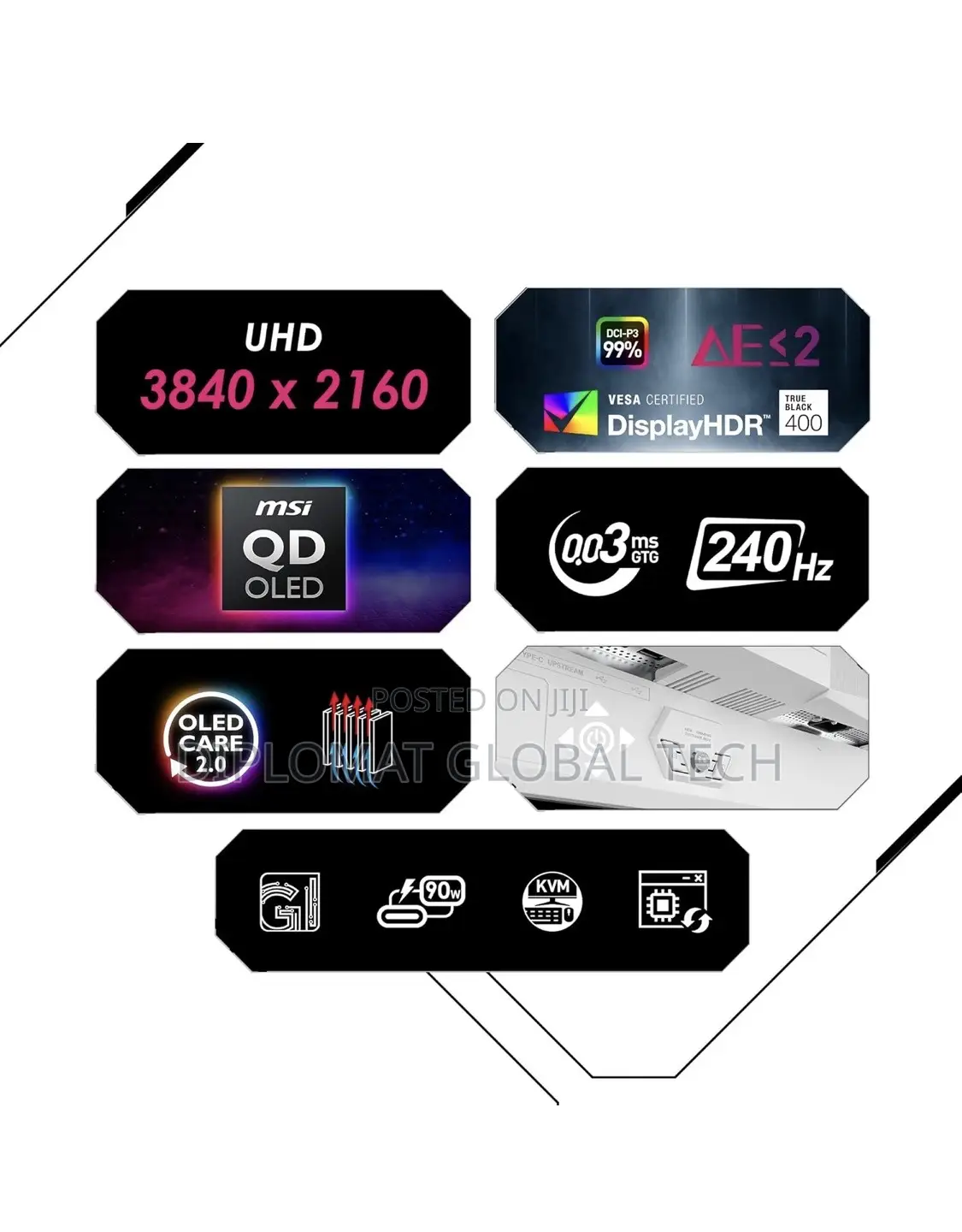 Msi MPG 321urxw Qd-Oled 32-Inch 3840 X 2160 240 Hz White
