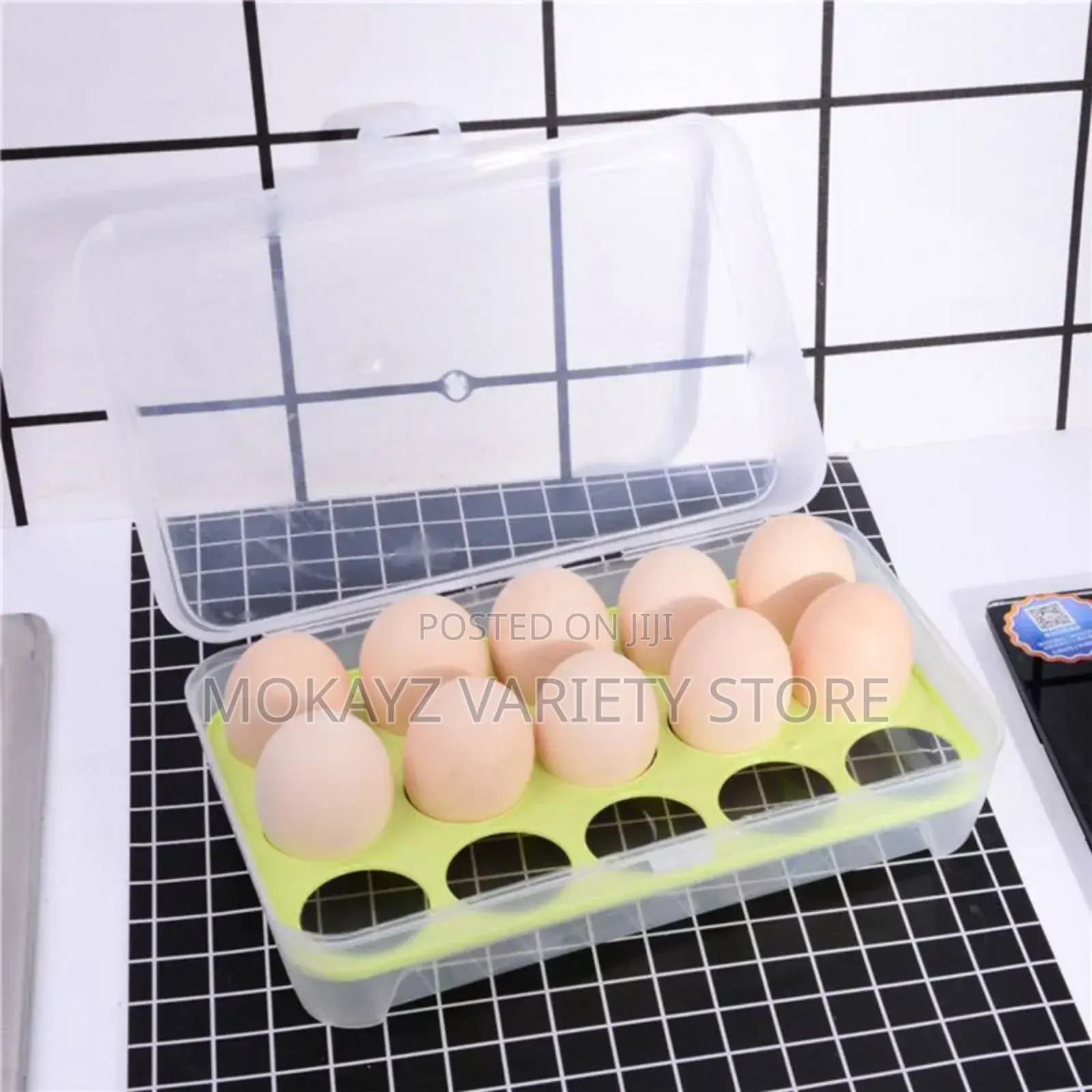 15 Grids Modernized Transparent Egg Rack Souvenir Bulk