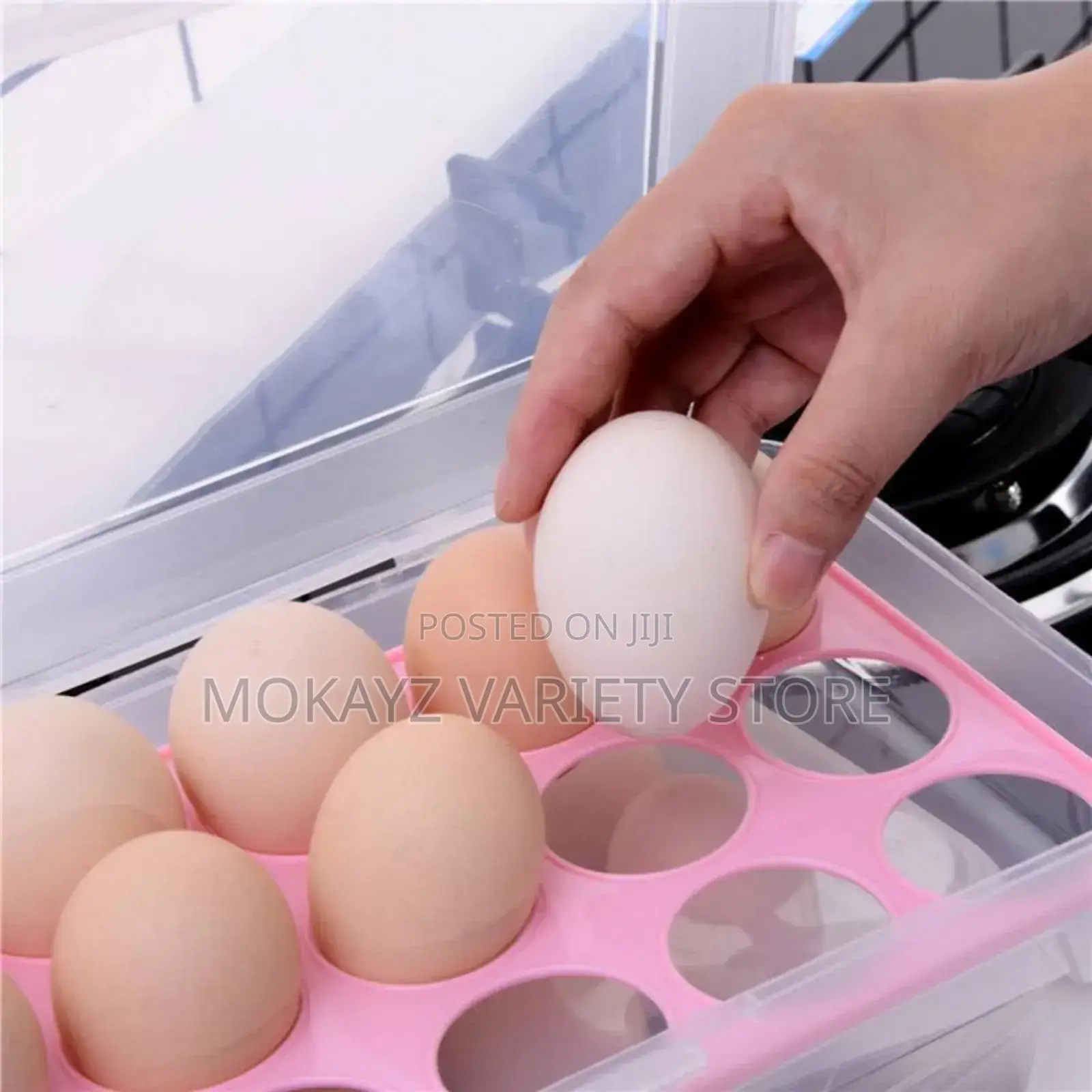 15 Grids Modernized Transparent Egg Rack Souvenir Bulk