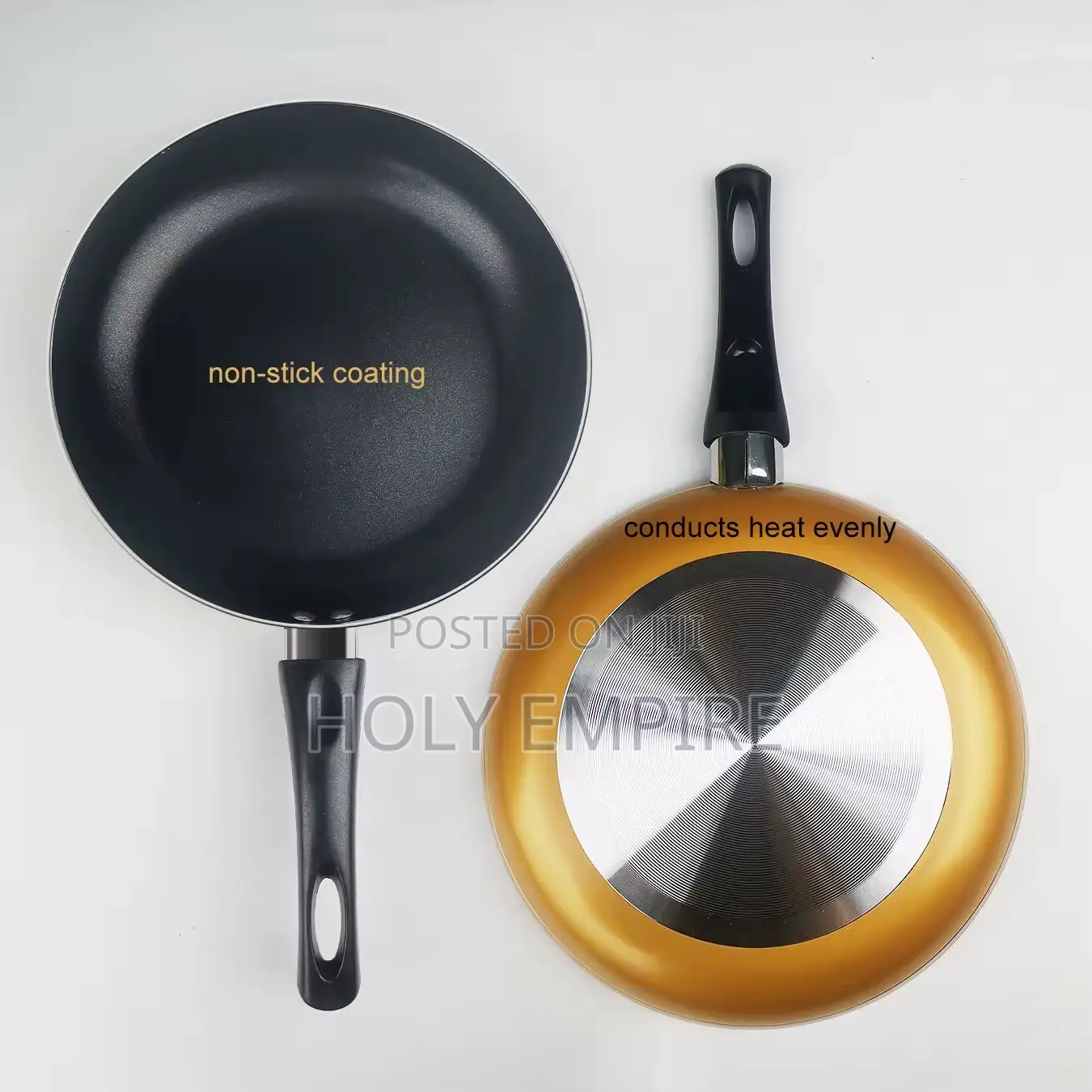 Non-Stick Stockpot Frying Pan Flat Cookware Kitchen Utensils