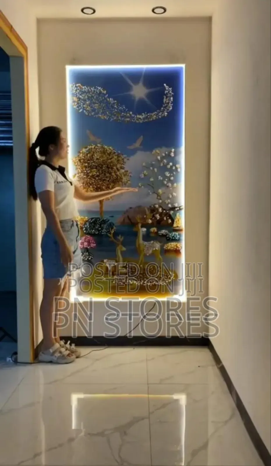 Luxury Acrylic Crystal Wall Art