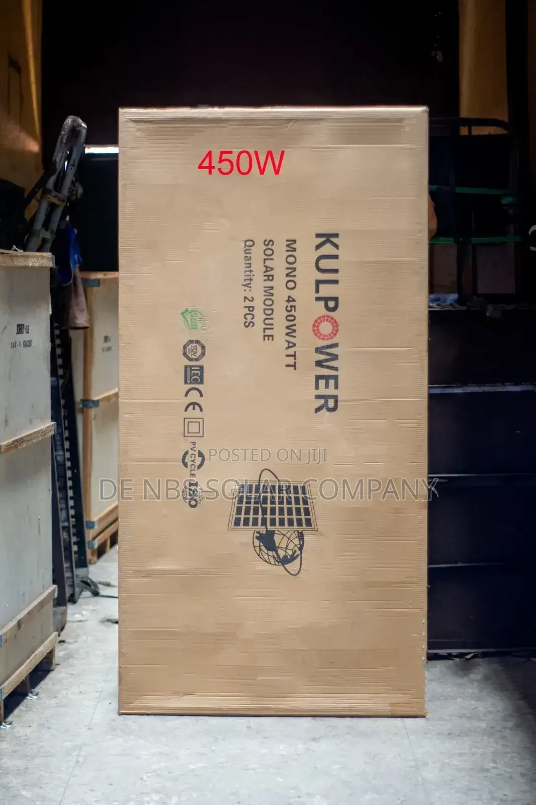 450w Kulpower Brand New One Mono Crystalline Solar Panel