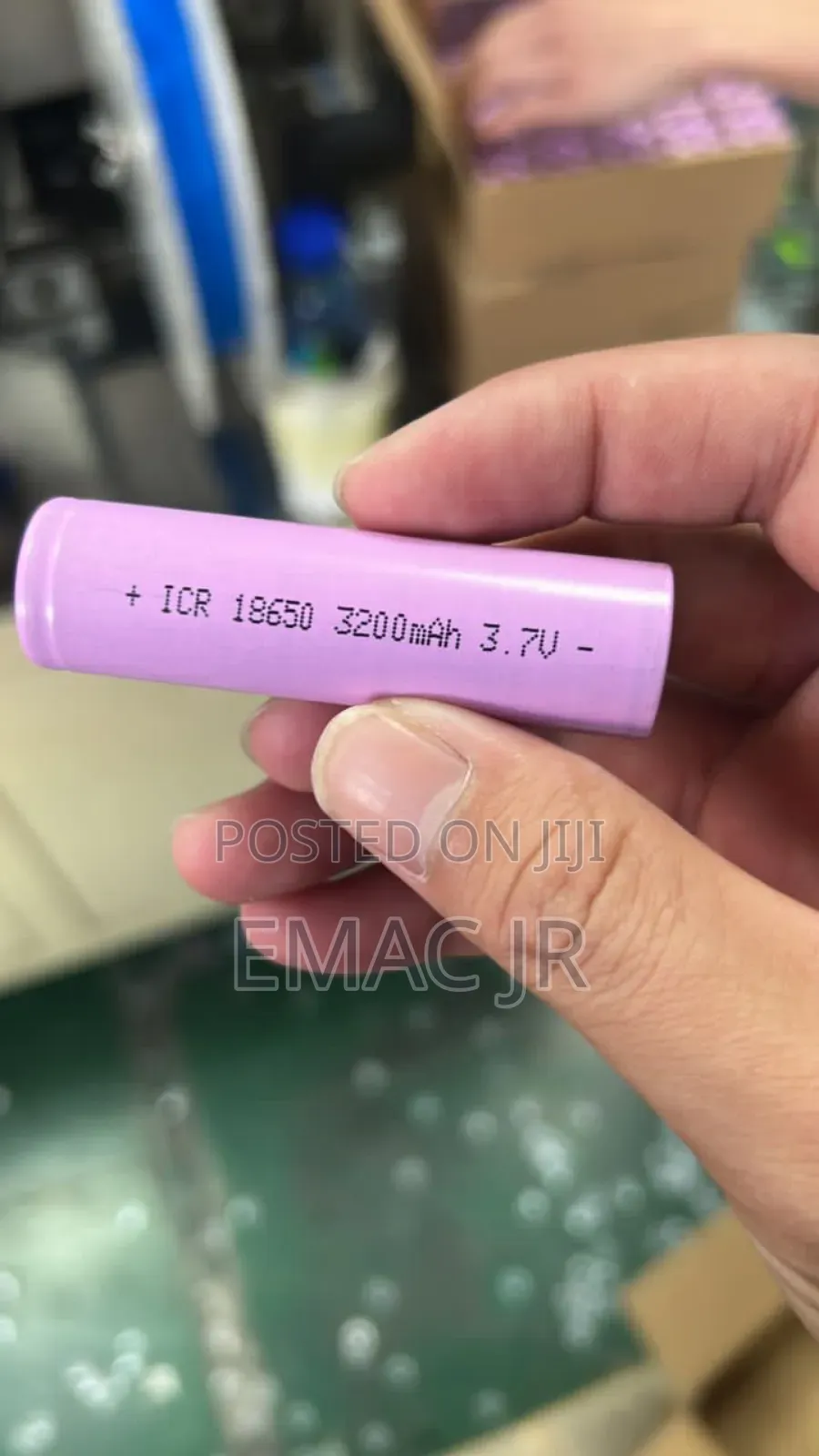 Icr 18650 3.7v Lithium-Ion Battery,