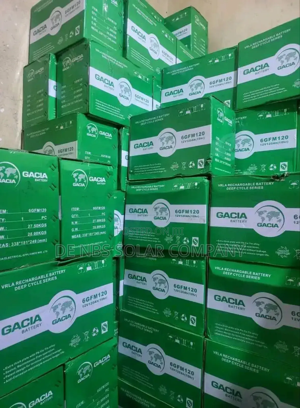 Gacia 120ah 12v Deep Cycle Solar Battery