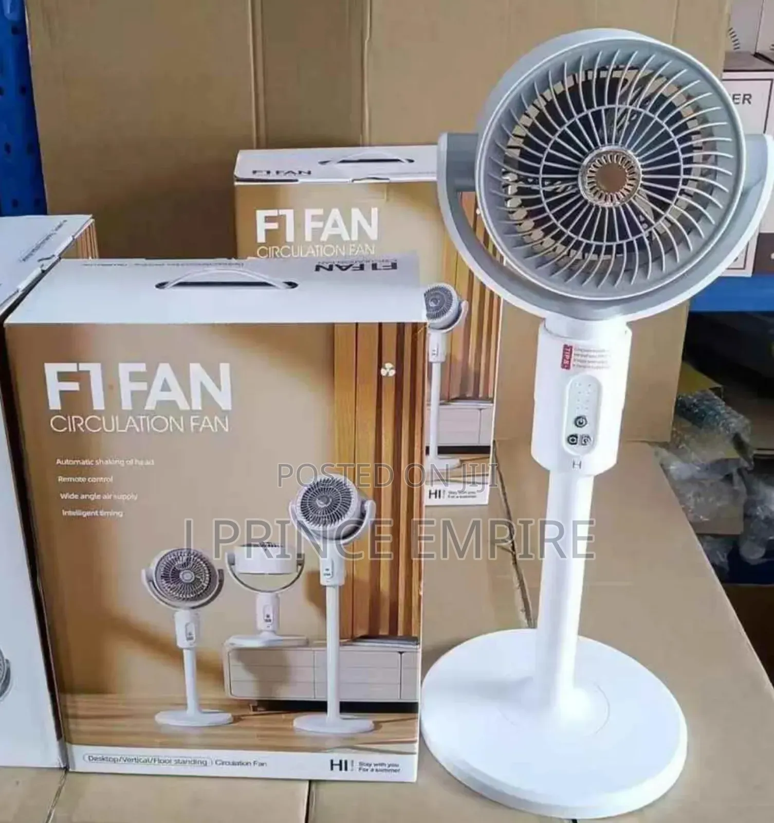 Rechargeable Remote Control Extendable Cool Air Circulation