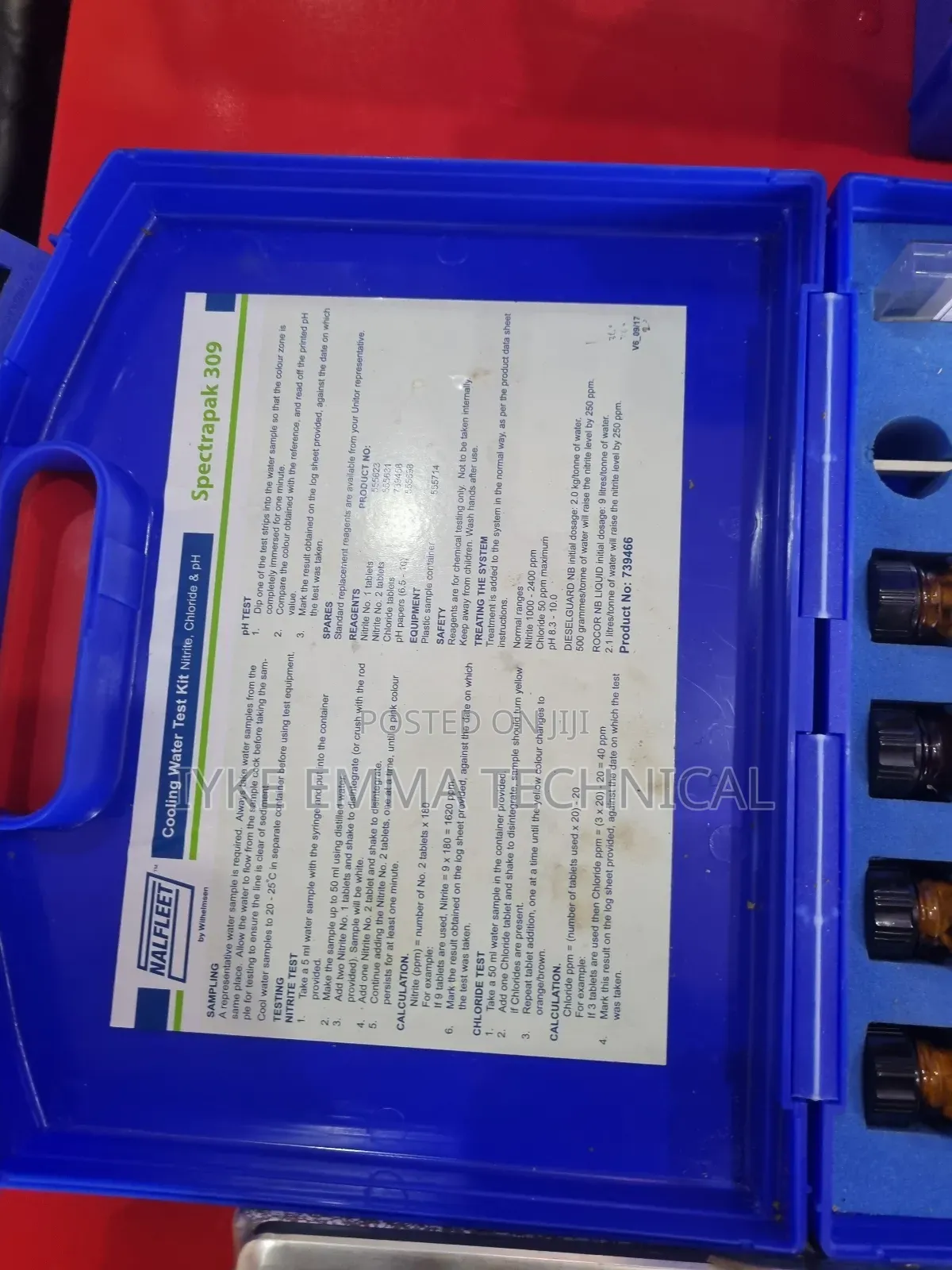 Nalfleet Spectrapak 309 Cooling Water Test Kit
