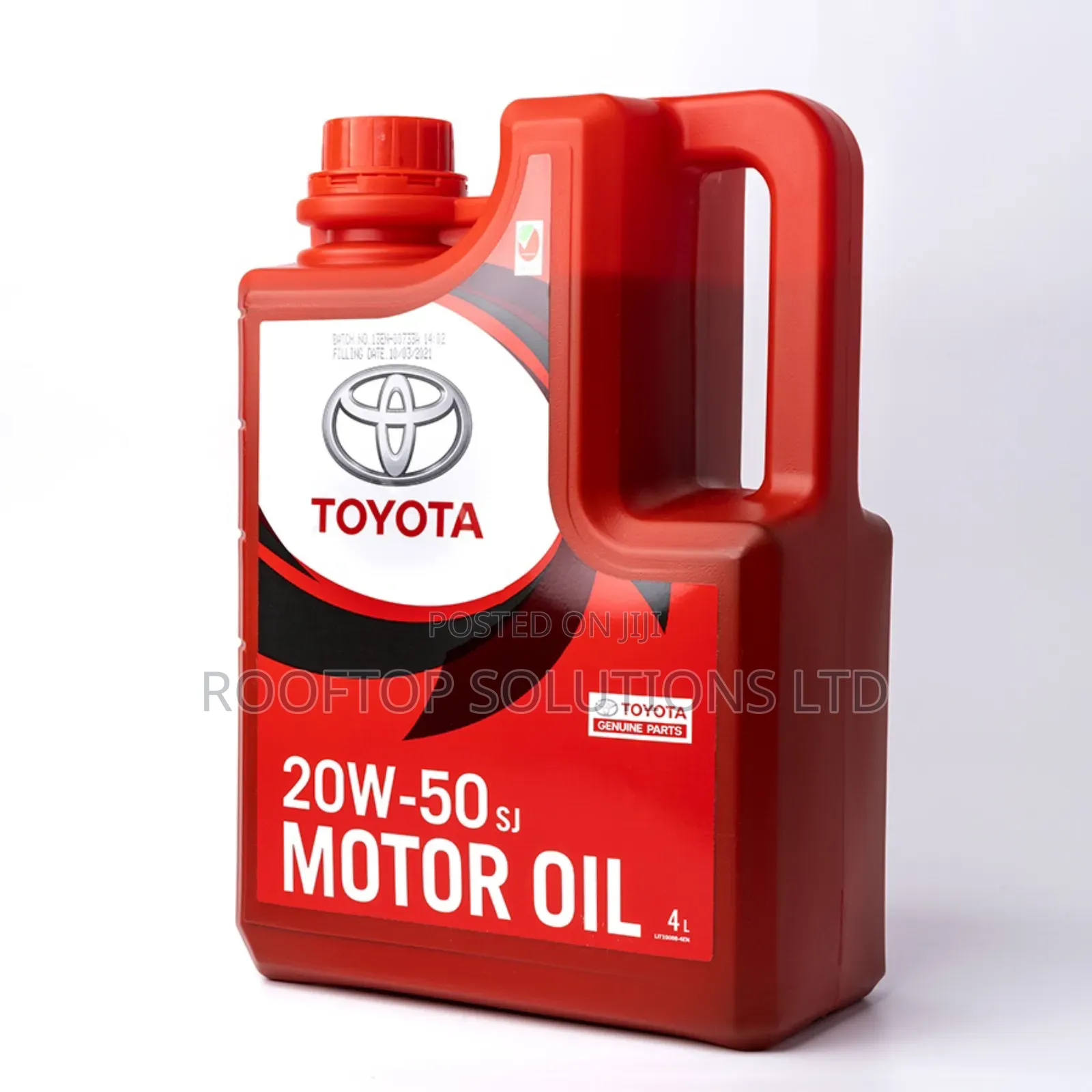 Toyota Genuine 20w-50 Engine Oil 4 Litres