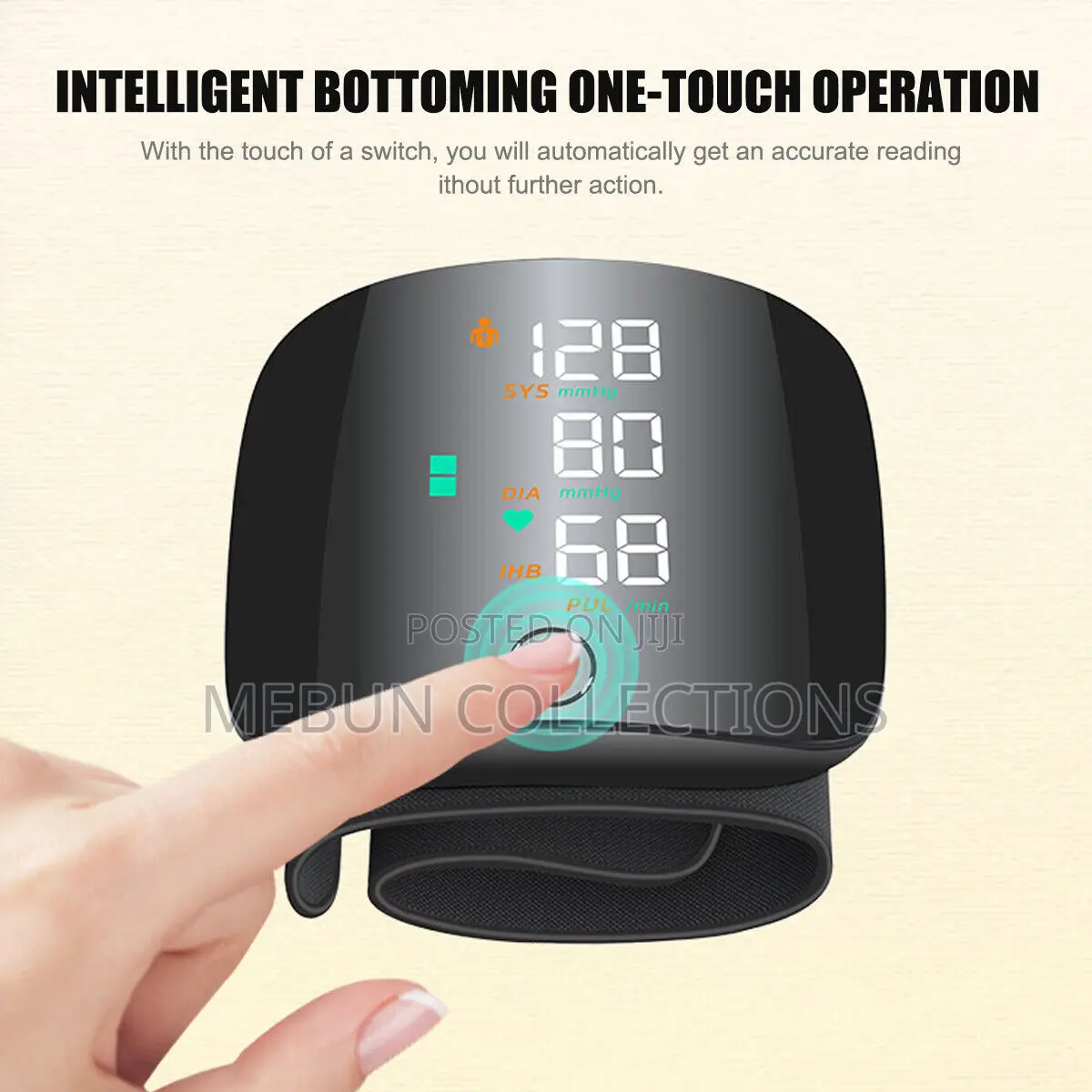 Rechargeable Wrist Blood Pressure Monitor