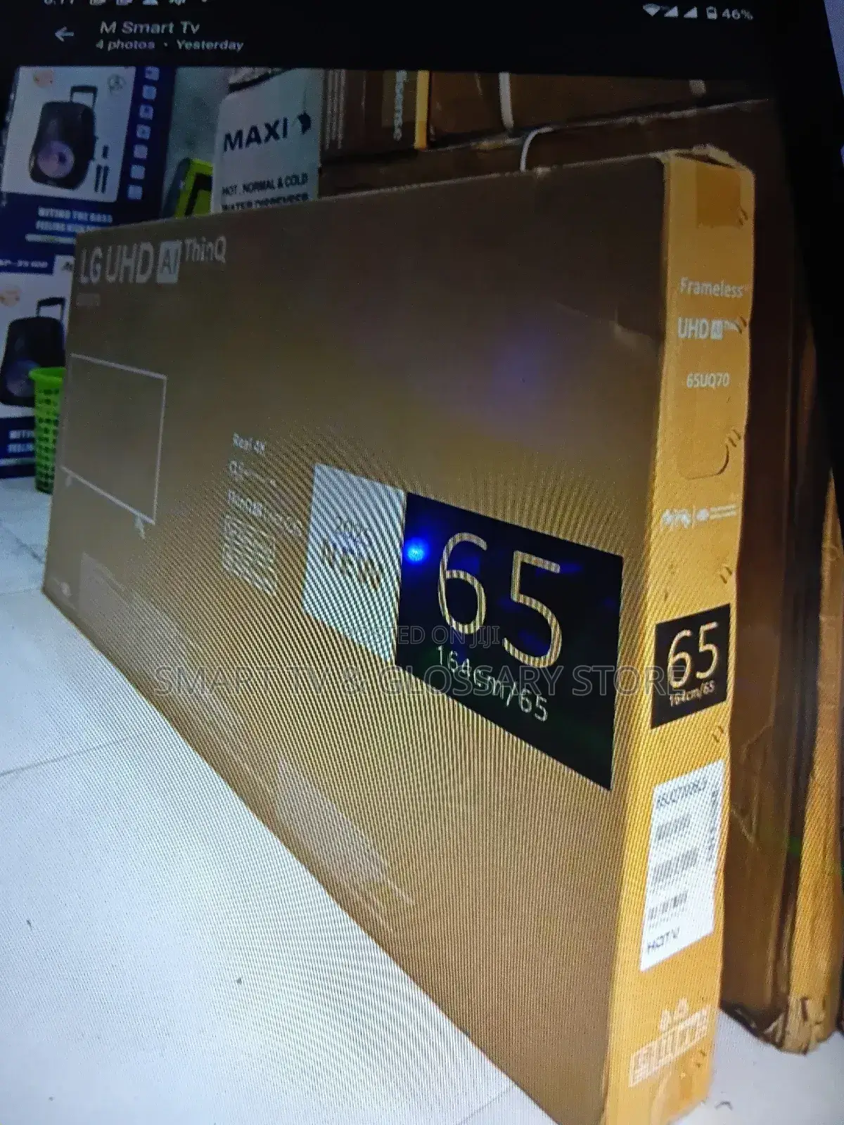 65 Inches Included Android With White Carton 2025