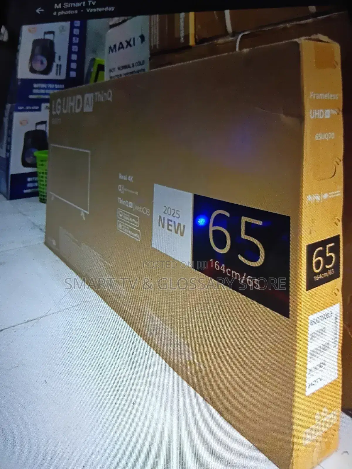 65 Inches Included Android With White Carton 2025