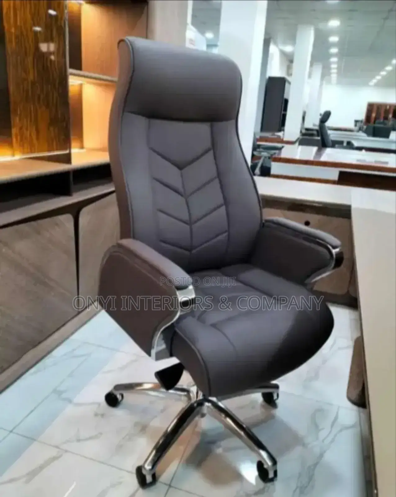 Executive Office Recline Leather Chair