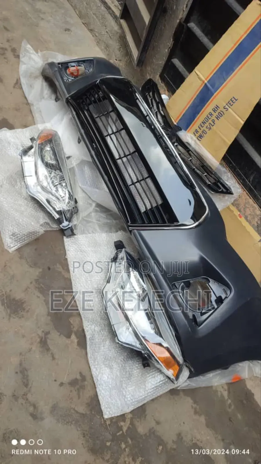 Complete Bumper Headlight Corolla 2014 Xle
