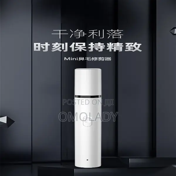 Rechargeable Nose and Ear Hair Trimmer Remover - White