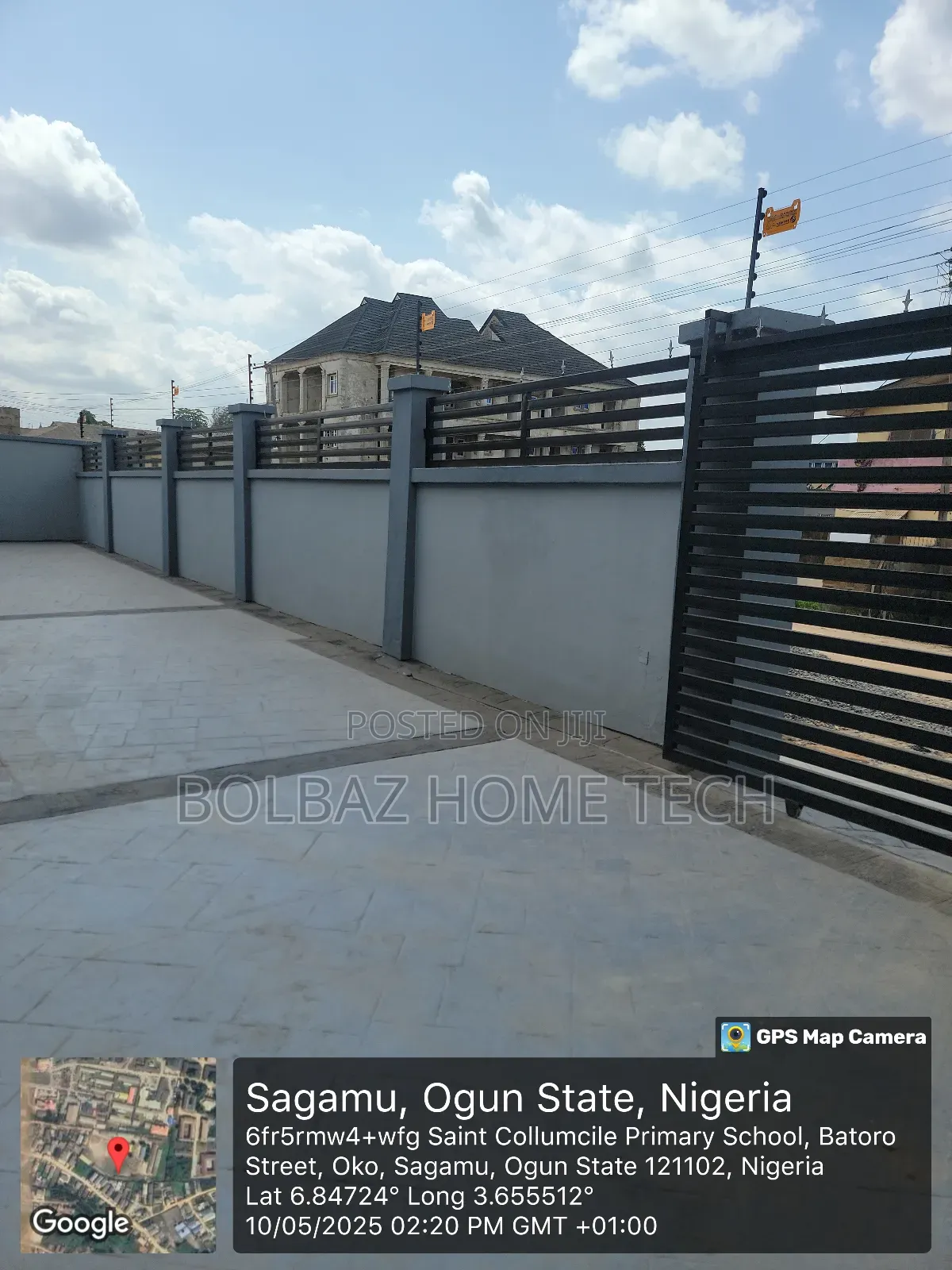 Security Fence; In Form of Electric Fence-Wire