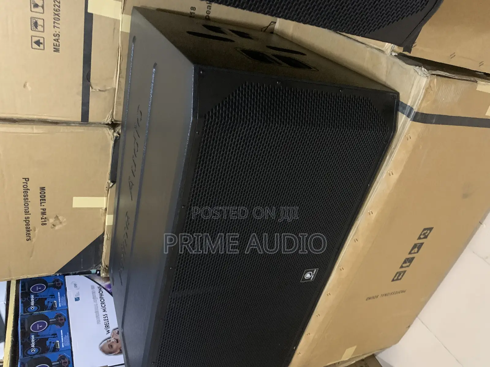 Prime Audio Pm218 Double Subwoofer (18 Inch’S Subwoofer)
