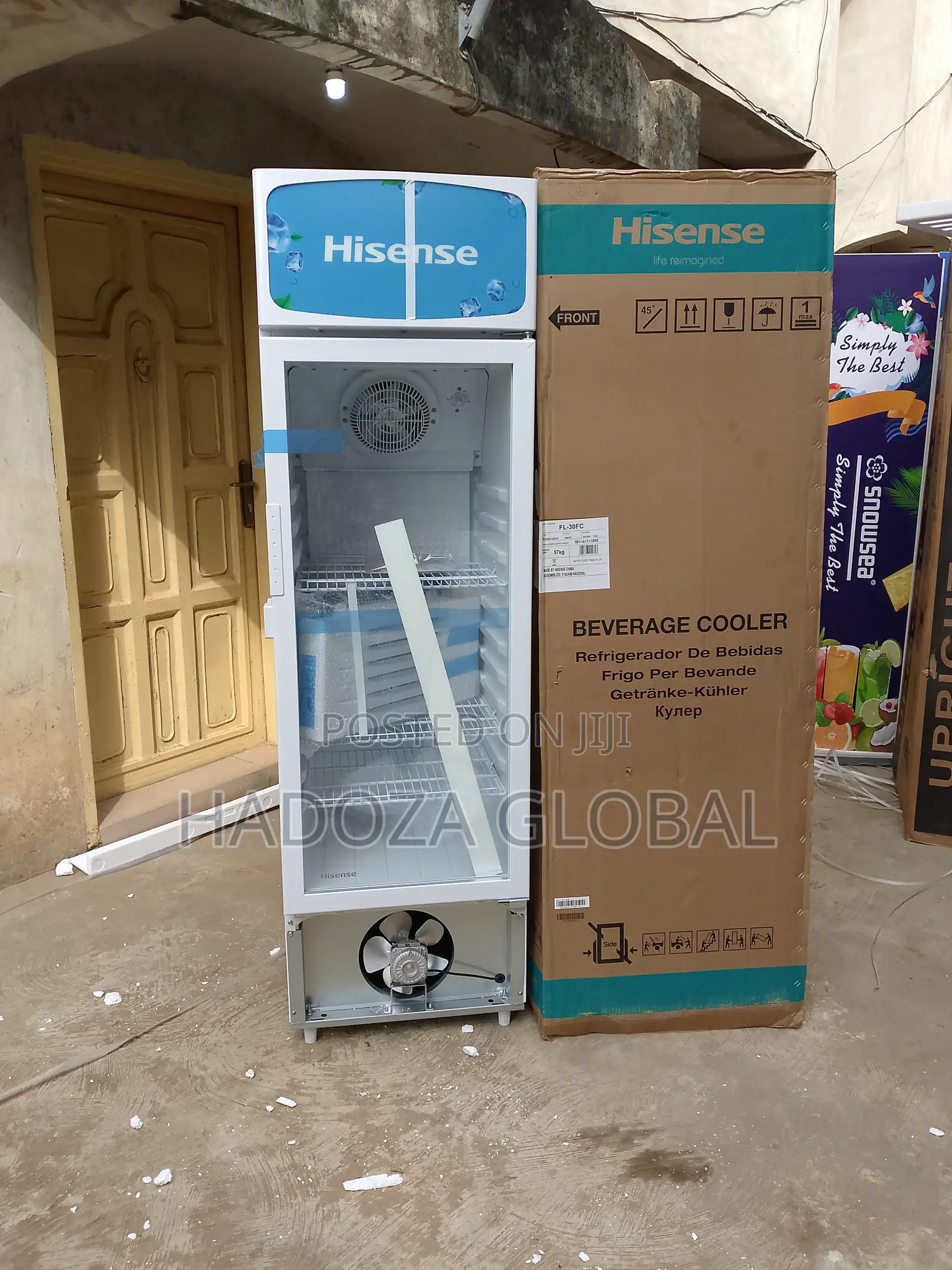 Uprigth Glass Door Chiller - Hisense Fridge - Fl-30fc -