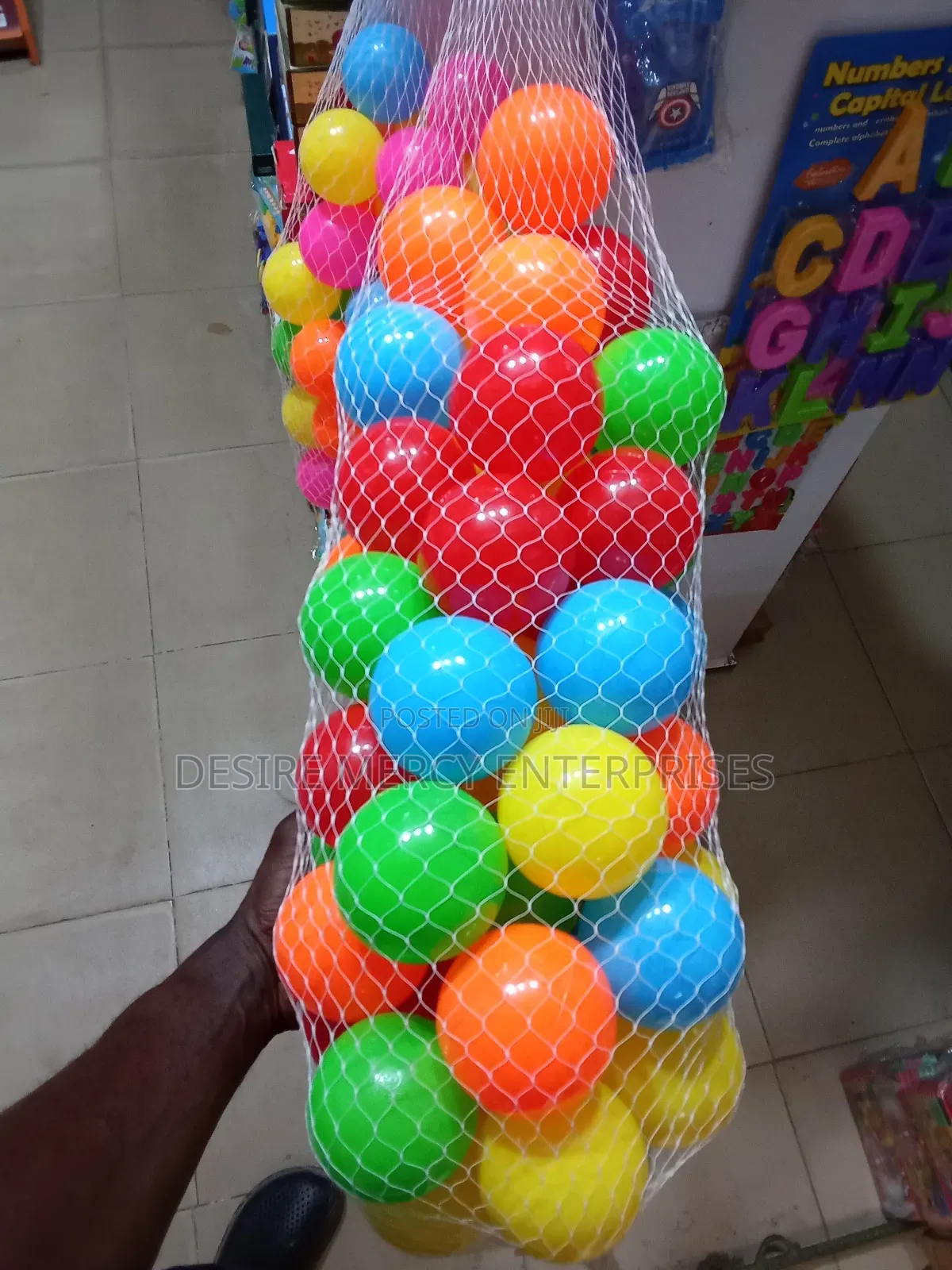 50 PCS Color Soft Balls.