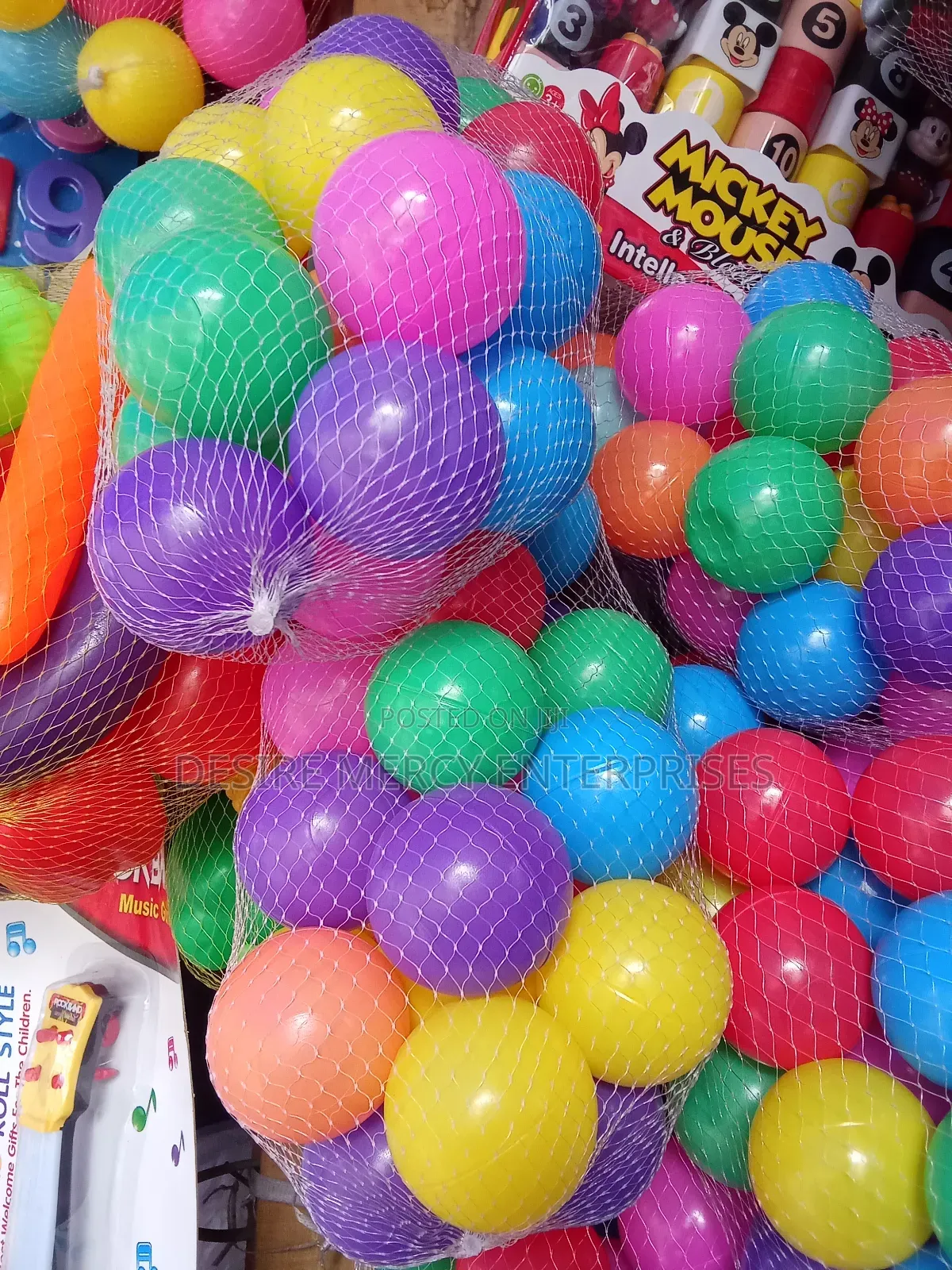 50 PCS Color Soft Balls.