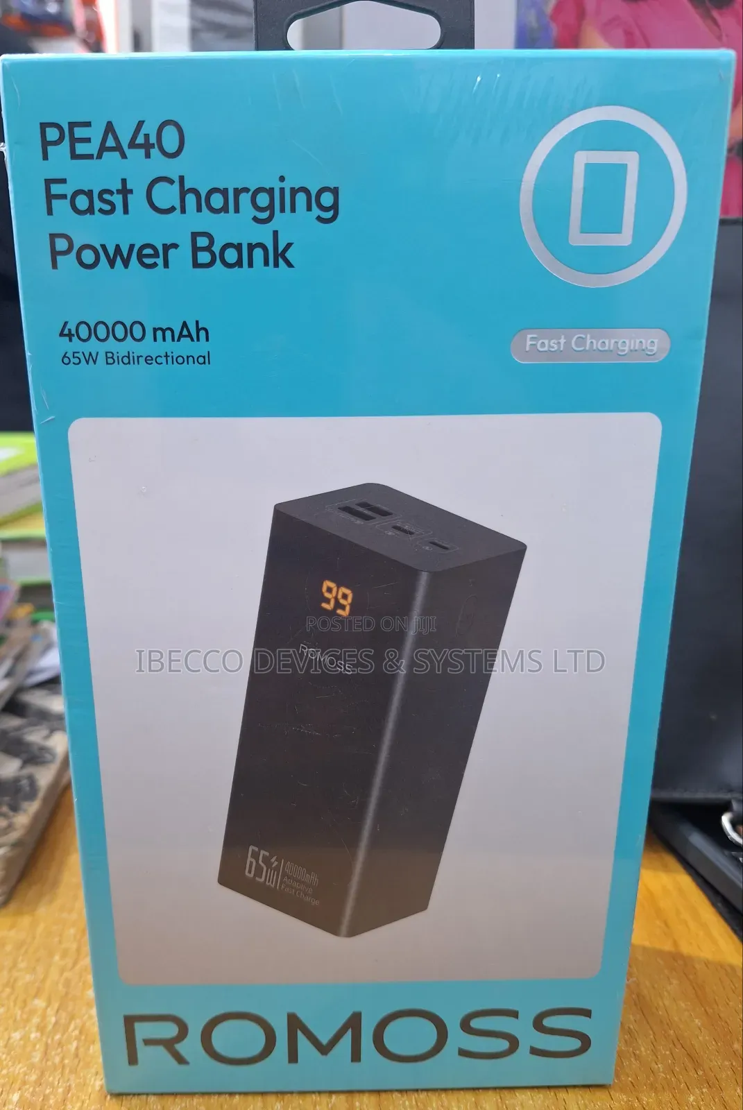 Romoss 40000mah 65watts Laptop Power Bank