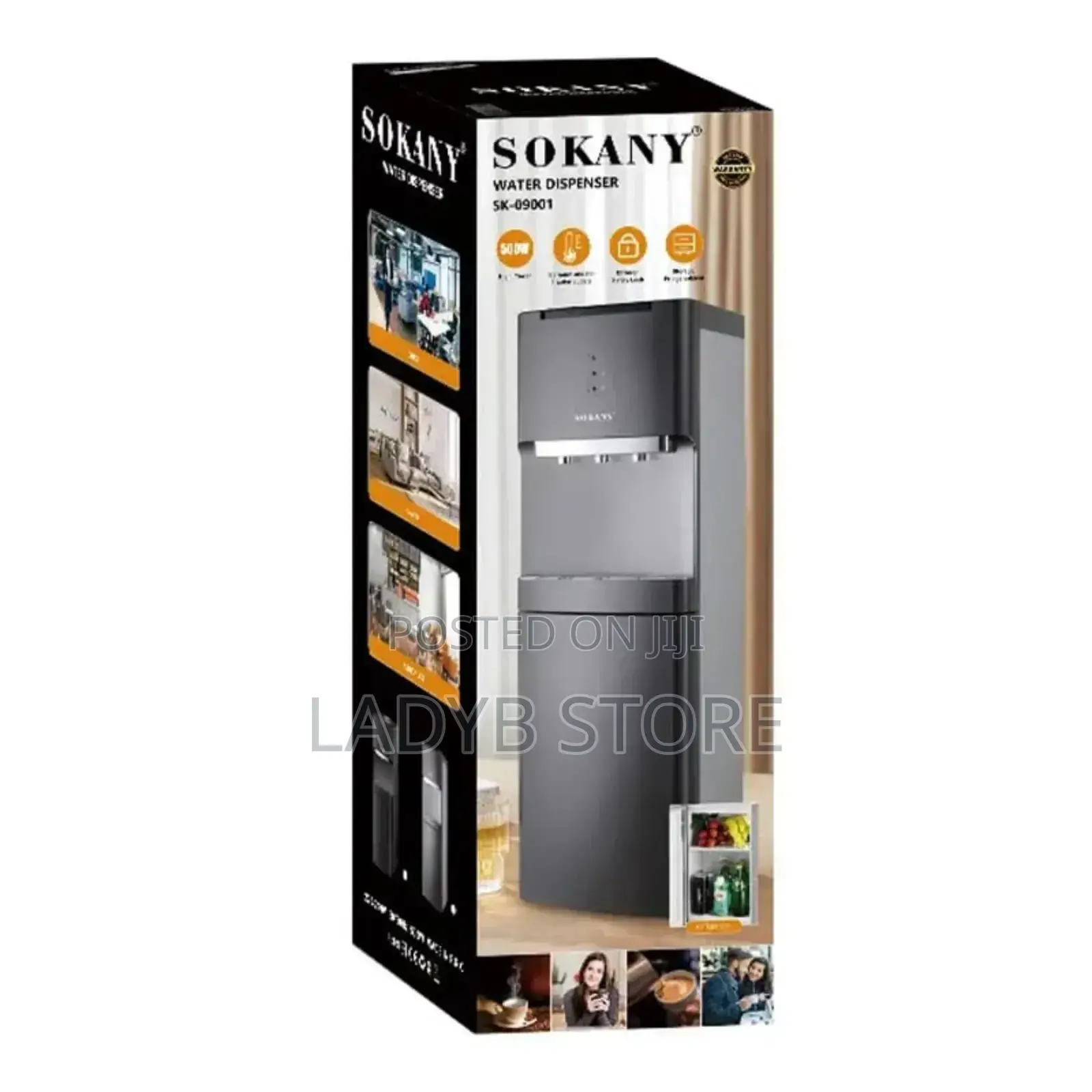 3in1 Water Dispenser With Refrigerator