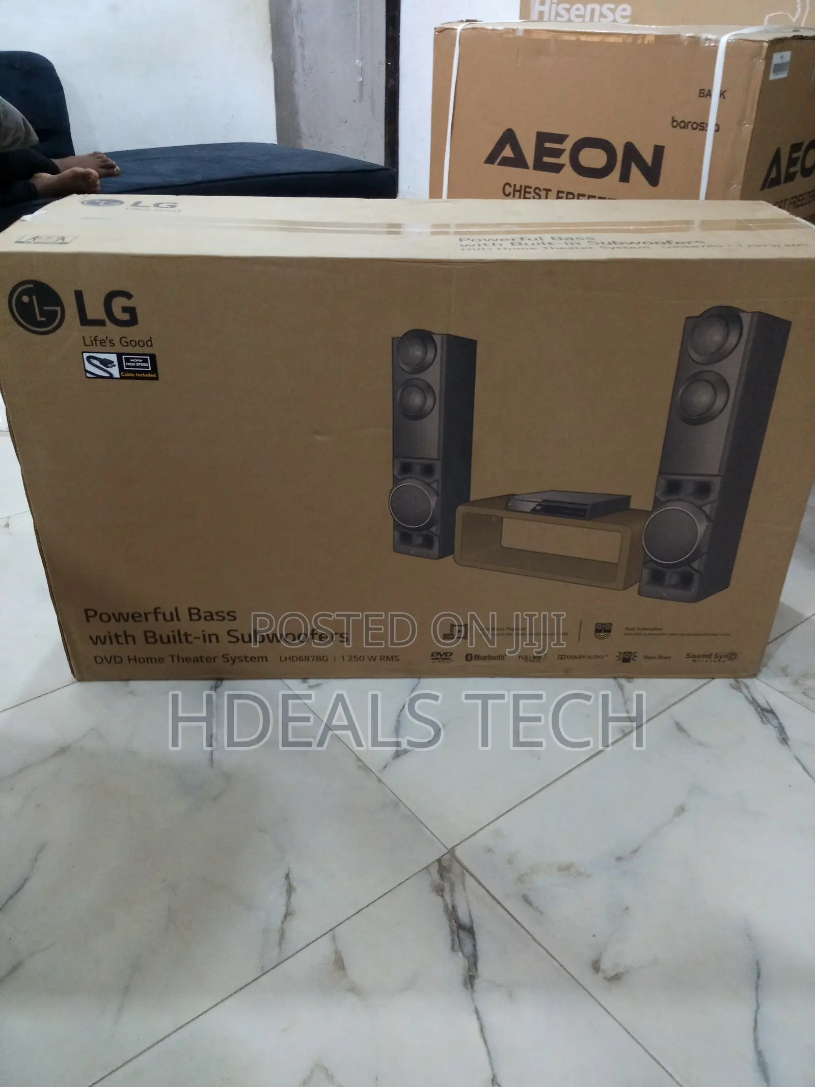 Lg Lhd687bg 1250w DVD Home Theater Systemfull Surround Sound