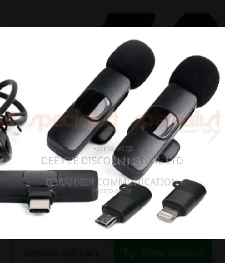 Double Lapel Microphone (For Type C and iPhone)