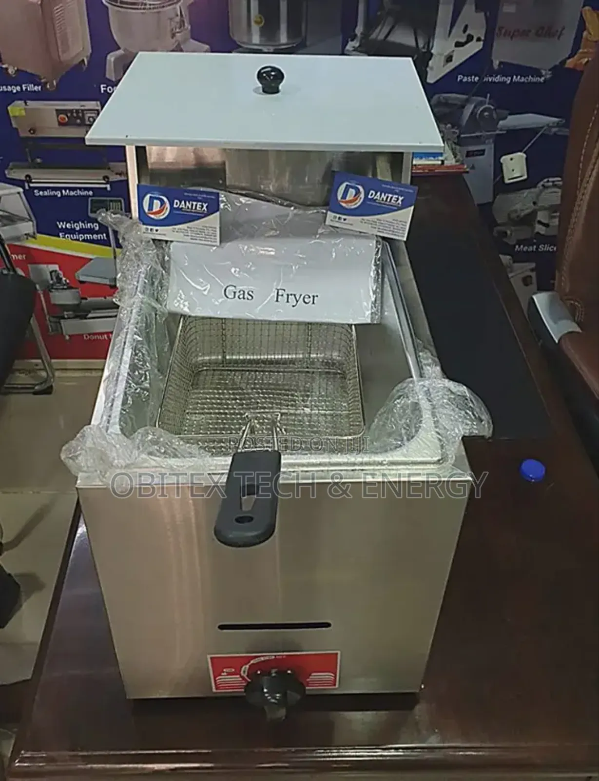 Single Basket Gas Fryer With Tap – Efficient Durable