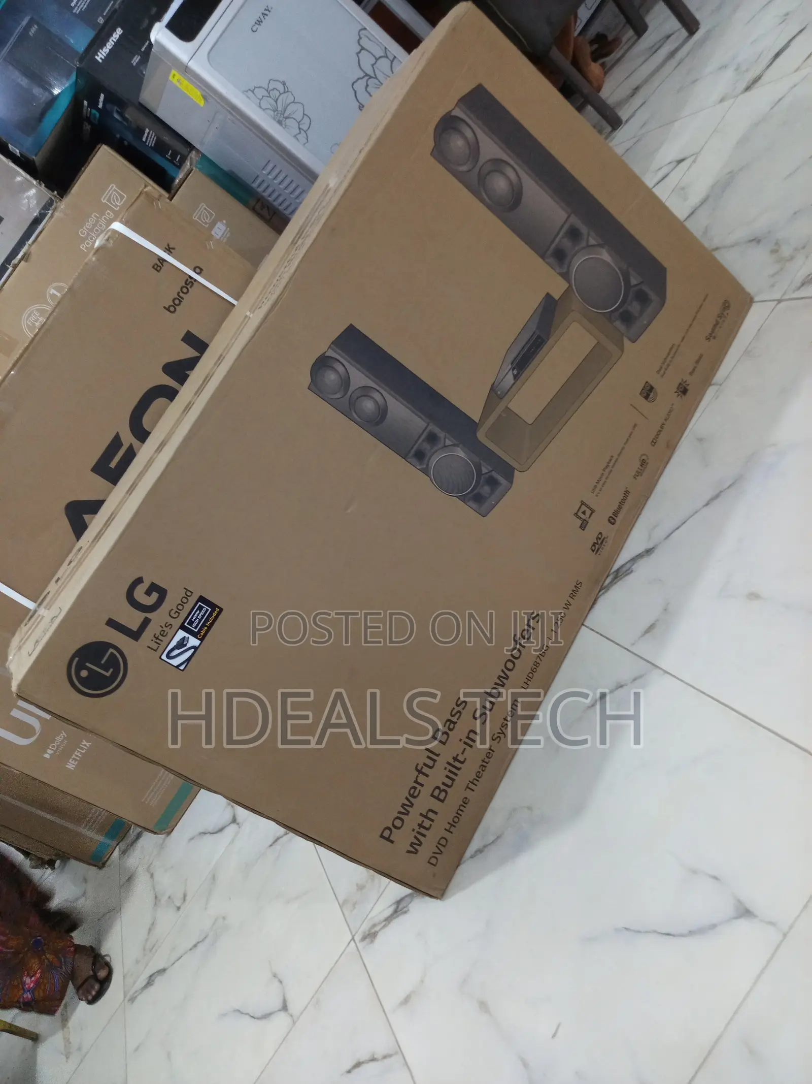 Lg DVD Theater System With Bluetooth Audio Streaming–Lhd687b