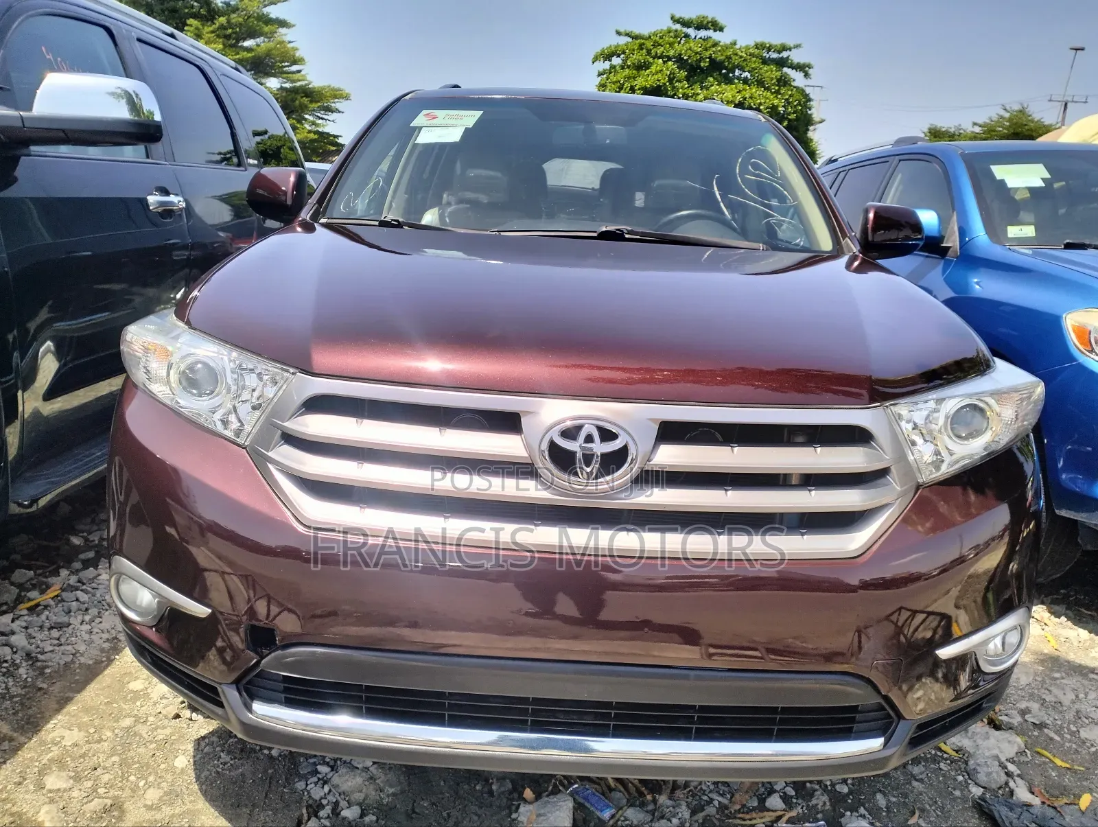 Toyota Highlander 3.5L 4WD 2013 Burgundy