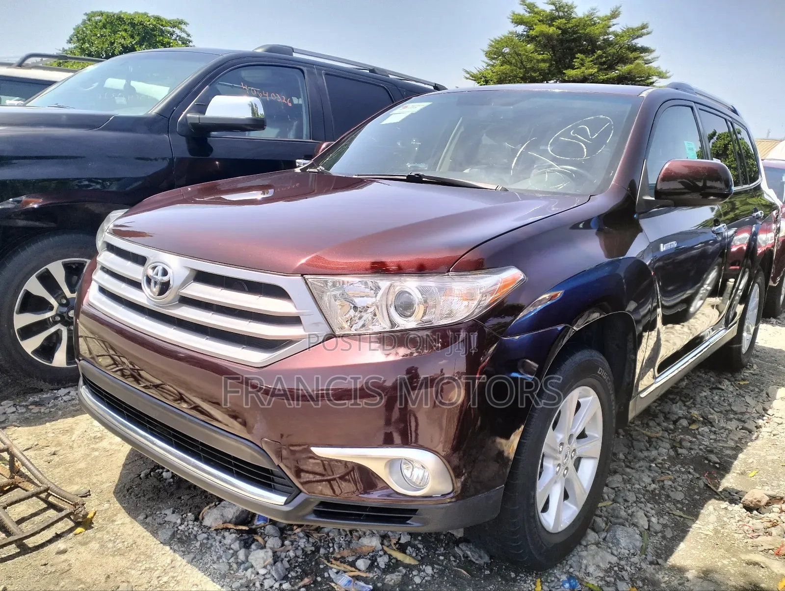 Toyota Highlander 3.5L 4WD 2013 Burgundy