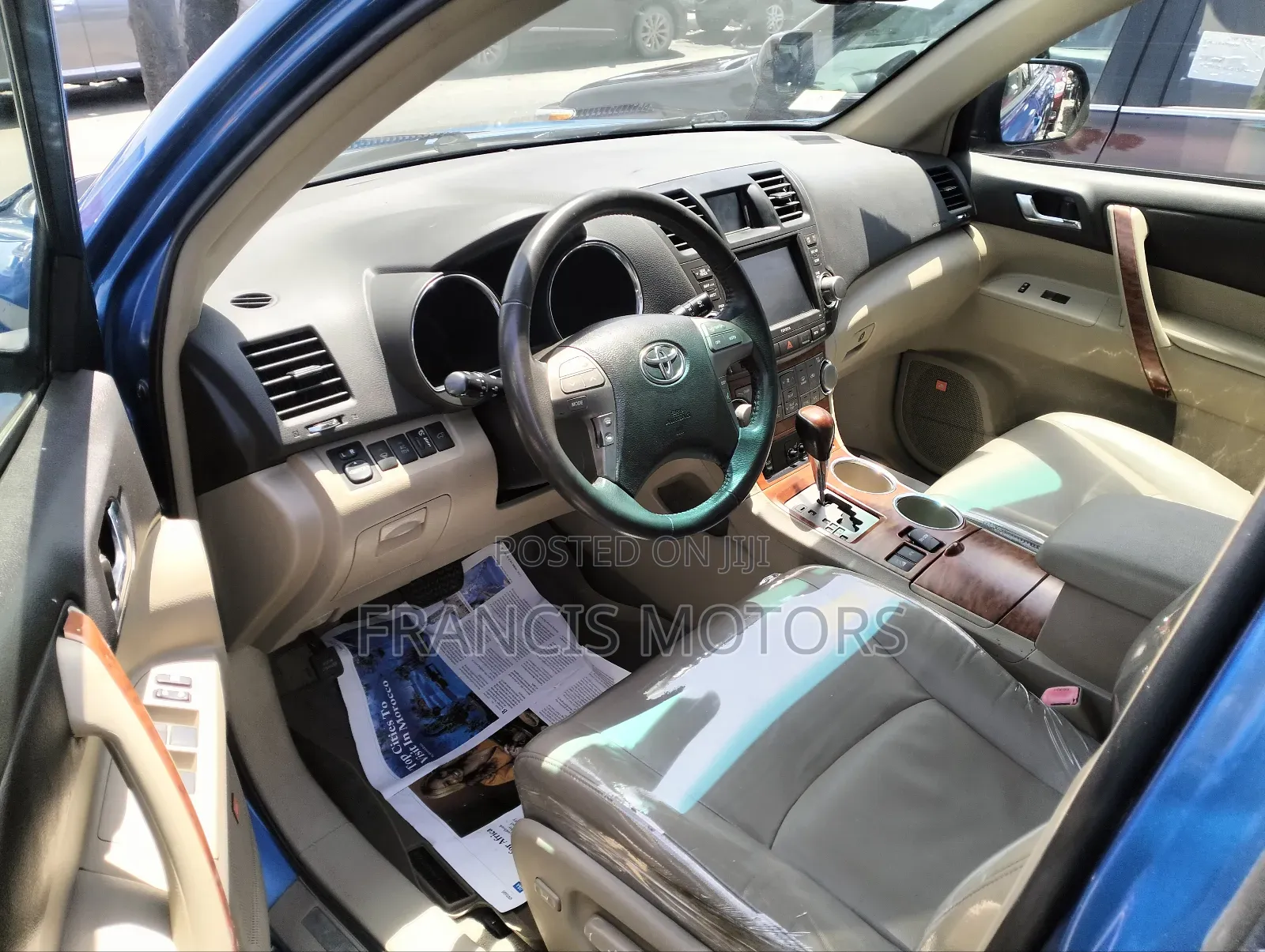 Toyota Highlander Limited 2010 Blue