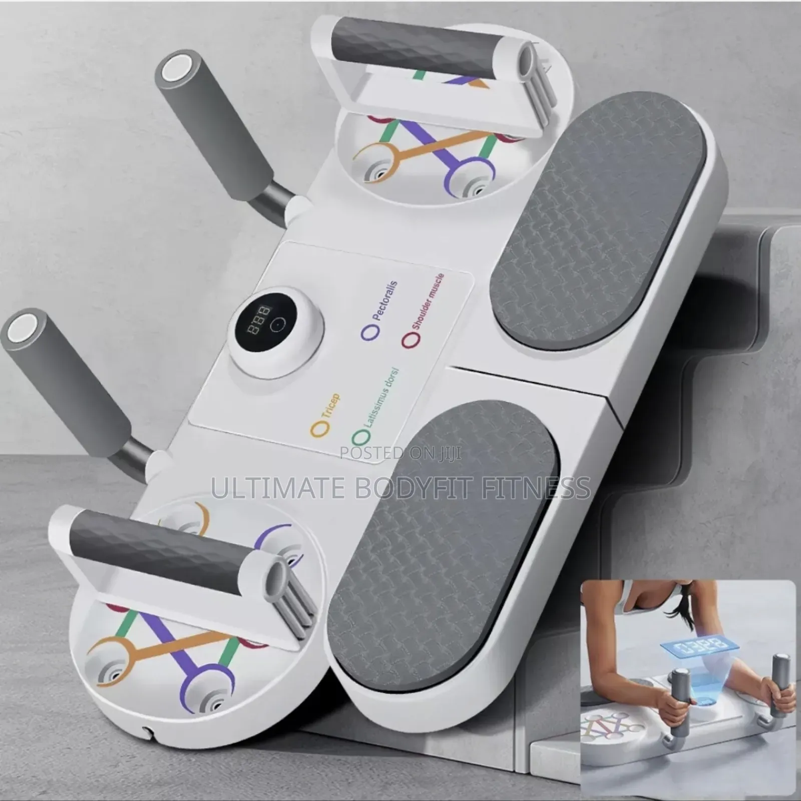 Brand New Push Up Training Board With Timer