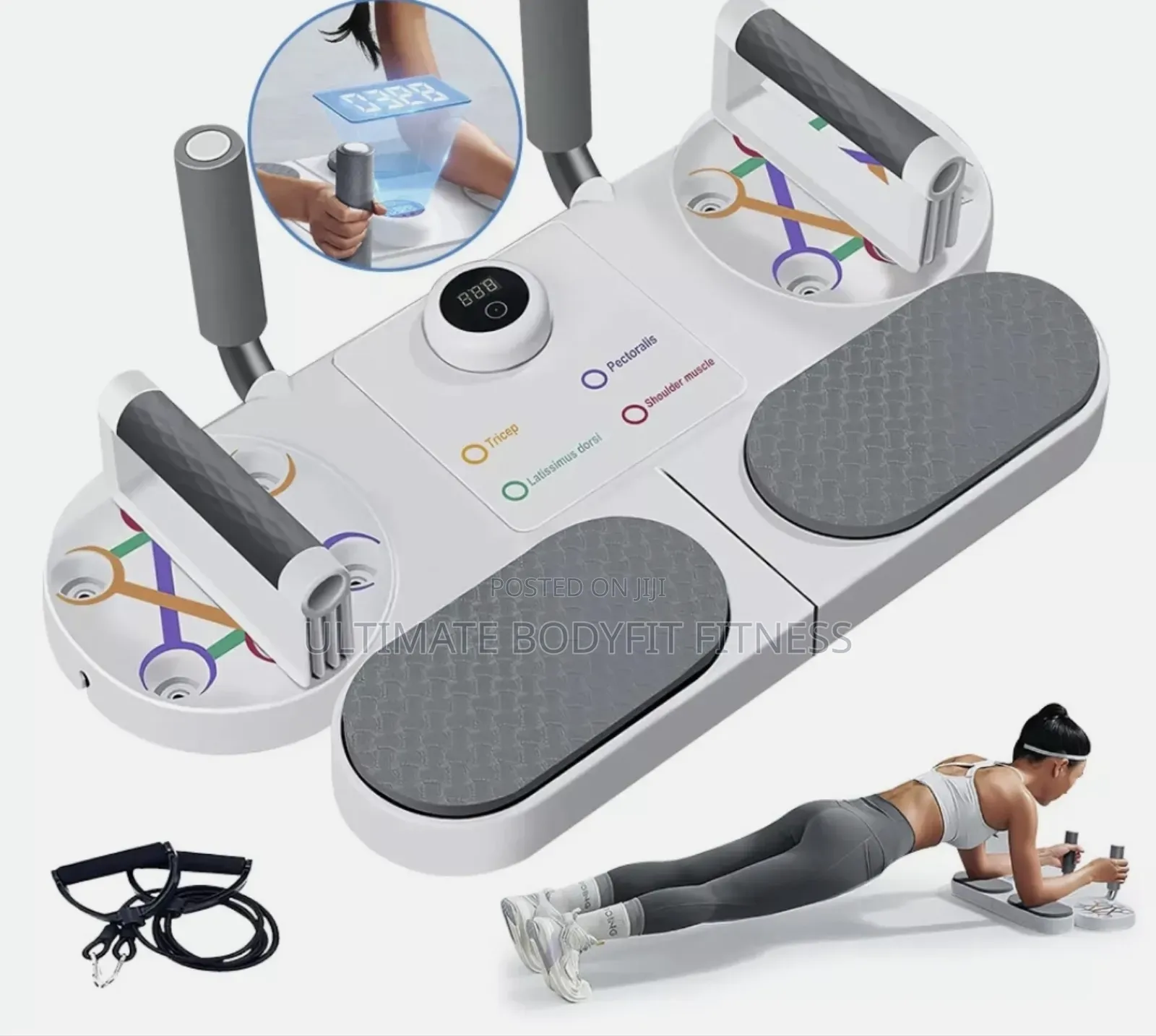 Brand New Push Up Training Board With Timer