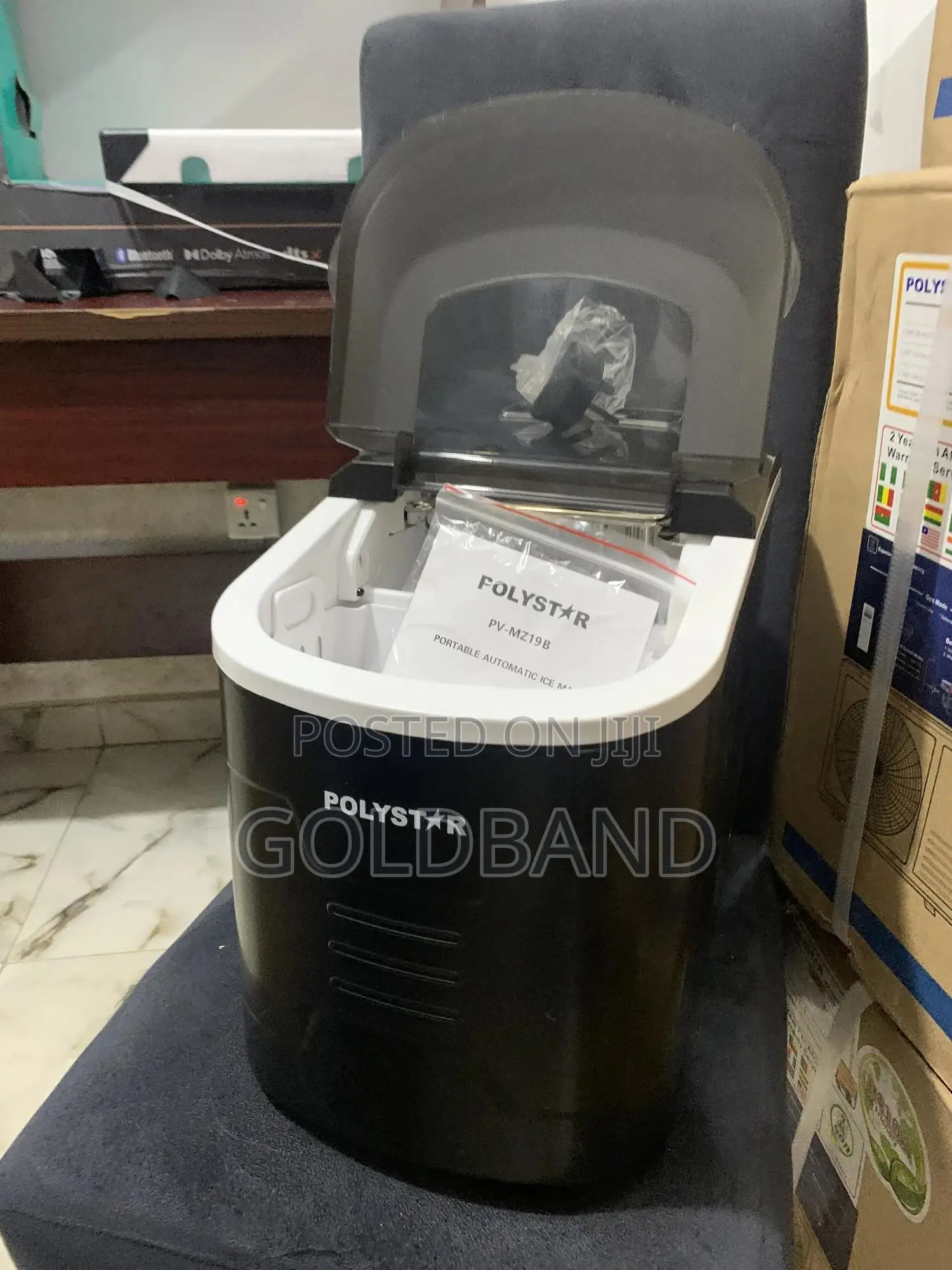 Polystar Pv-Mz9b Ice Maker – 9 Ice Cubes in Under 10 Minutes