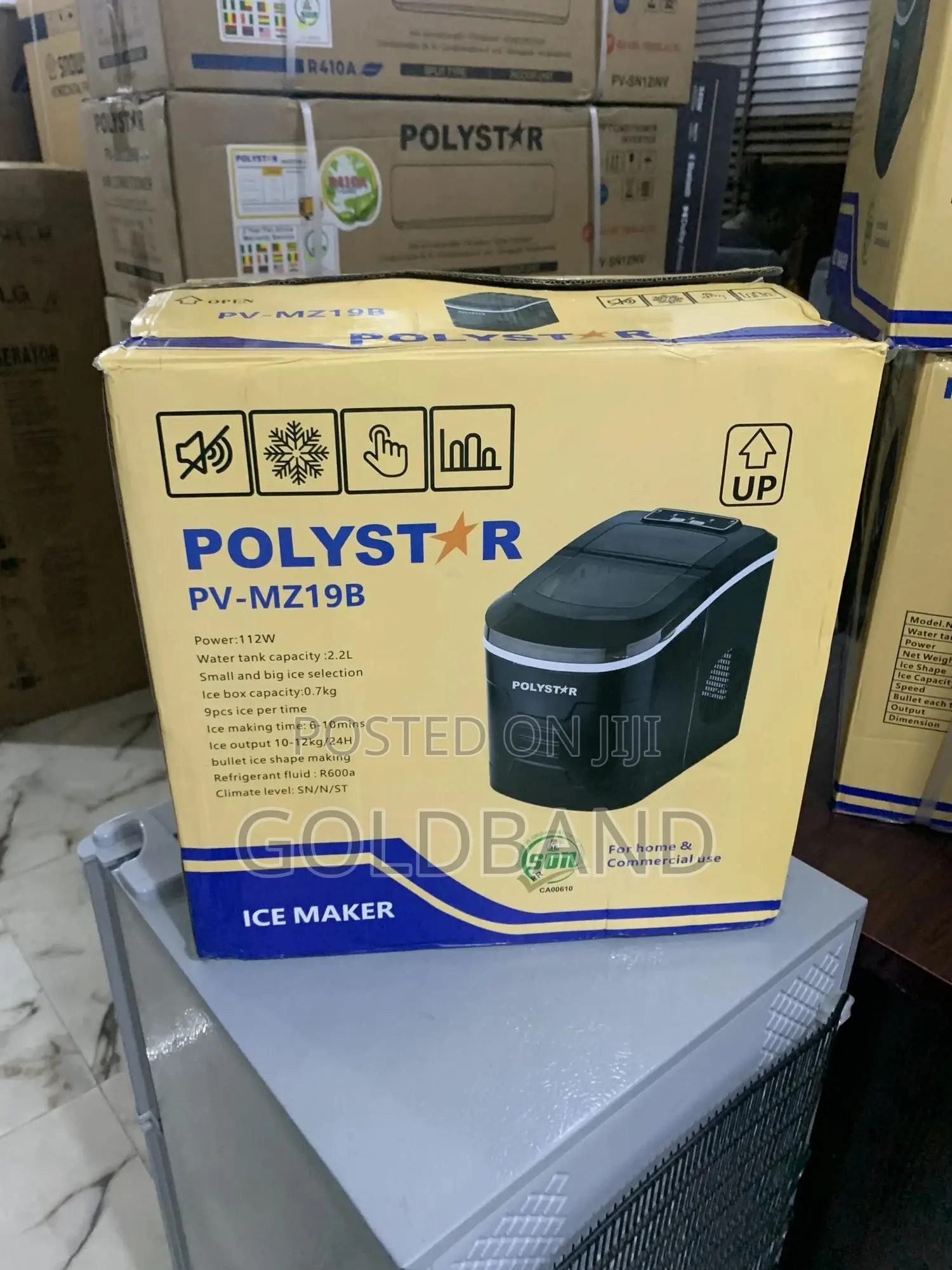 Polystar Pv-Mz9b– Best Compact Ice Machine for Quick Cooling