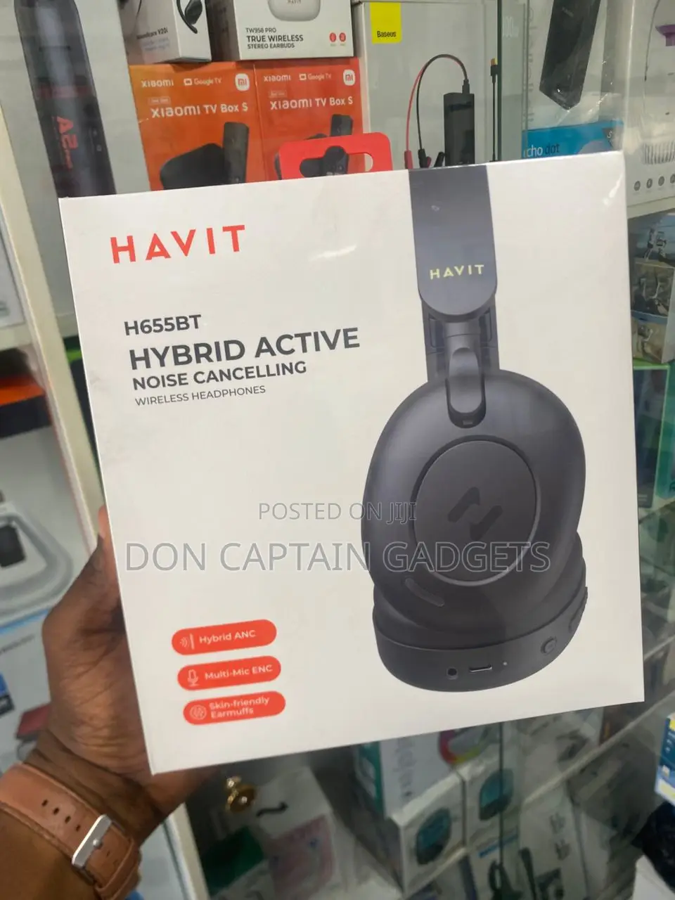 H655bt Havit Hybrid Active Noise Cancellation Headset (Anc)