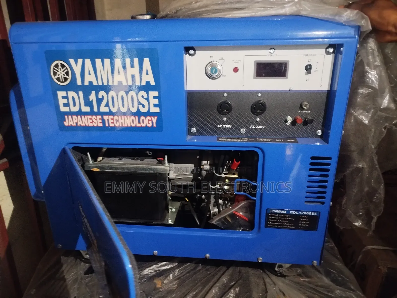 Yamaha Soundproof Diesel Generator 12.5 Kva