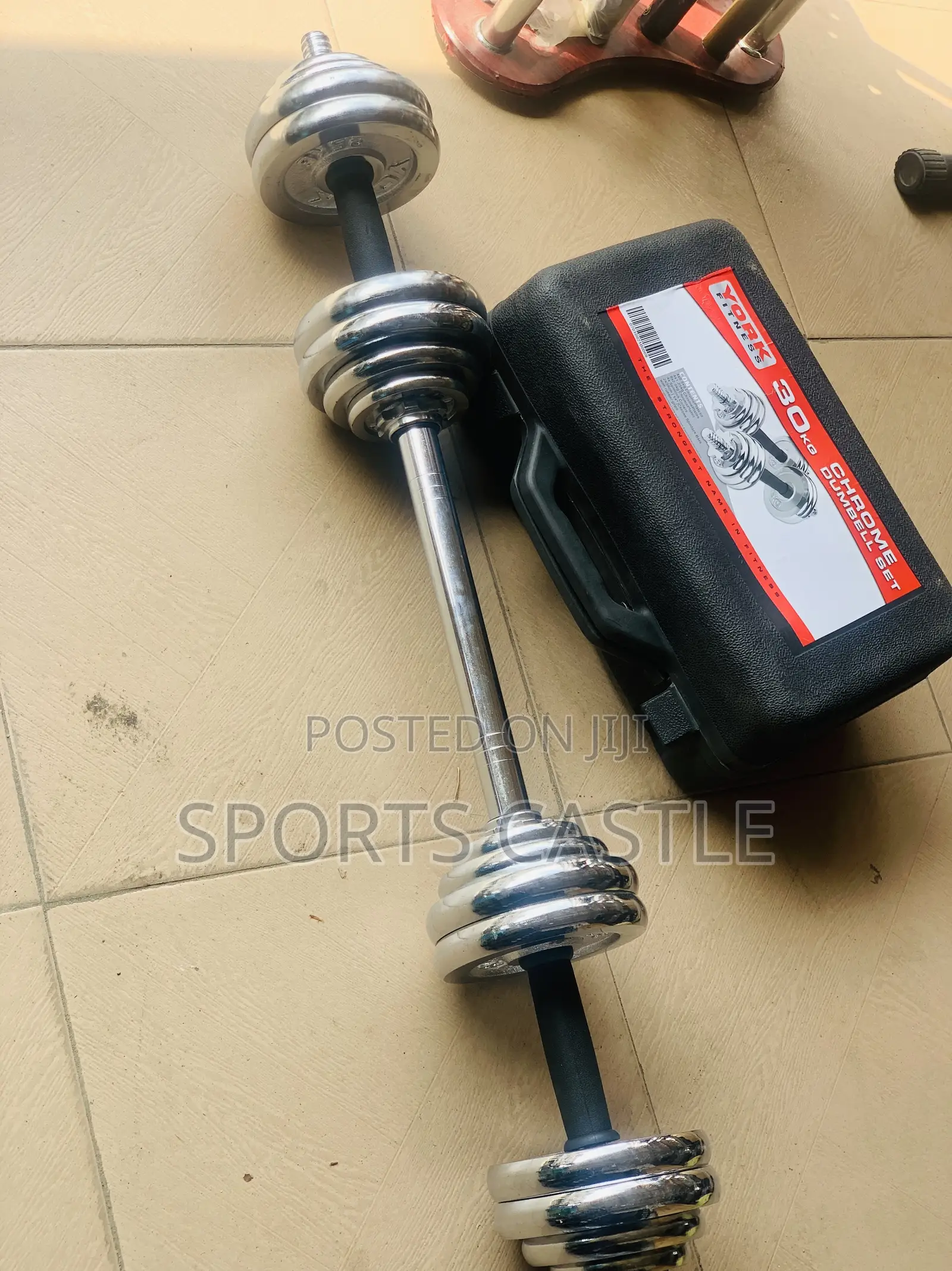 30kg Dumbbell With Extension Bar