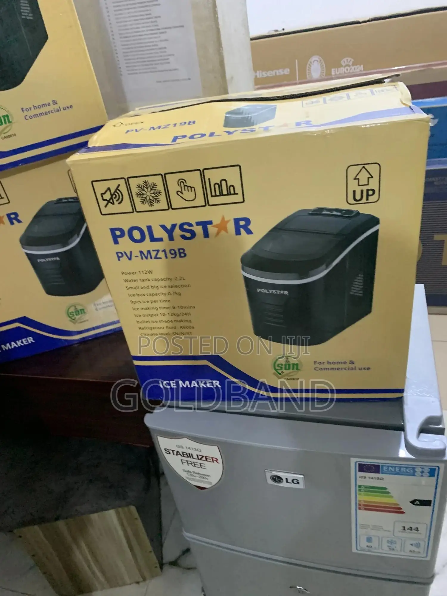 Pv-Mz9b Polystar Ice Maker – Makes Ice in Under 10 Minutes
