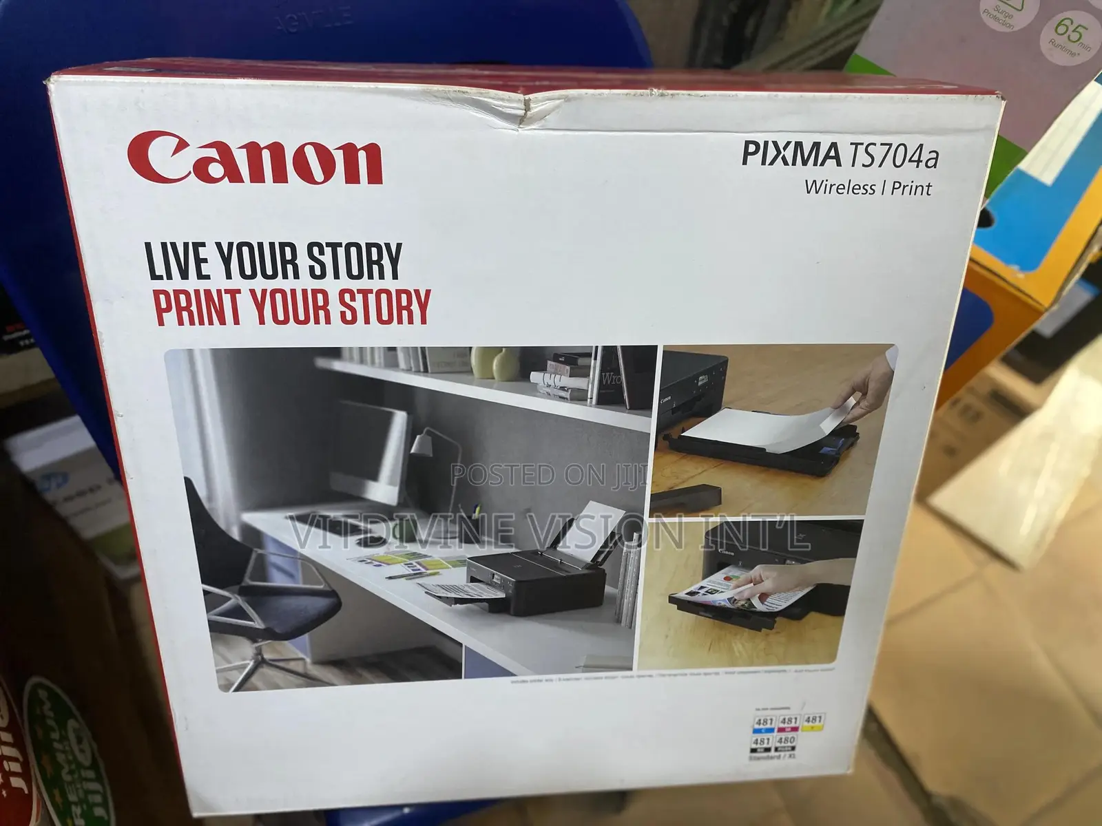 Canon Pixma Ts705 Wireless Photo, Cd, Id Card